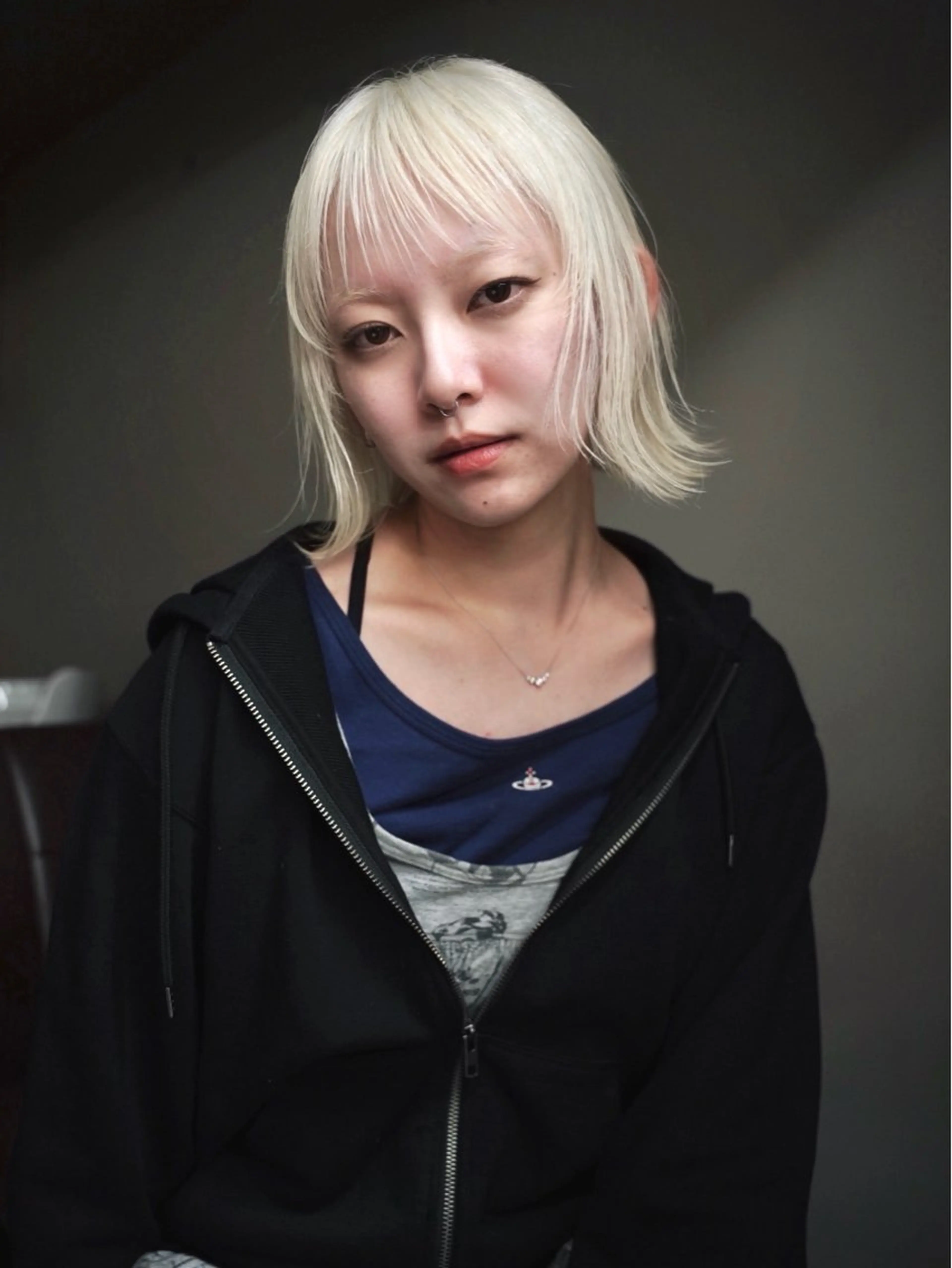 ショート カラー ブロンド ホワイトブロンド ボブ カット ヘアカラー トリートメント デザイン/ブリーチ Kaito🐩/栄のヘアスタイル