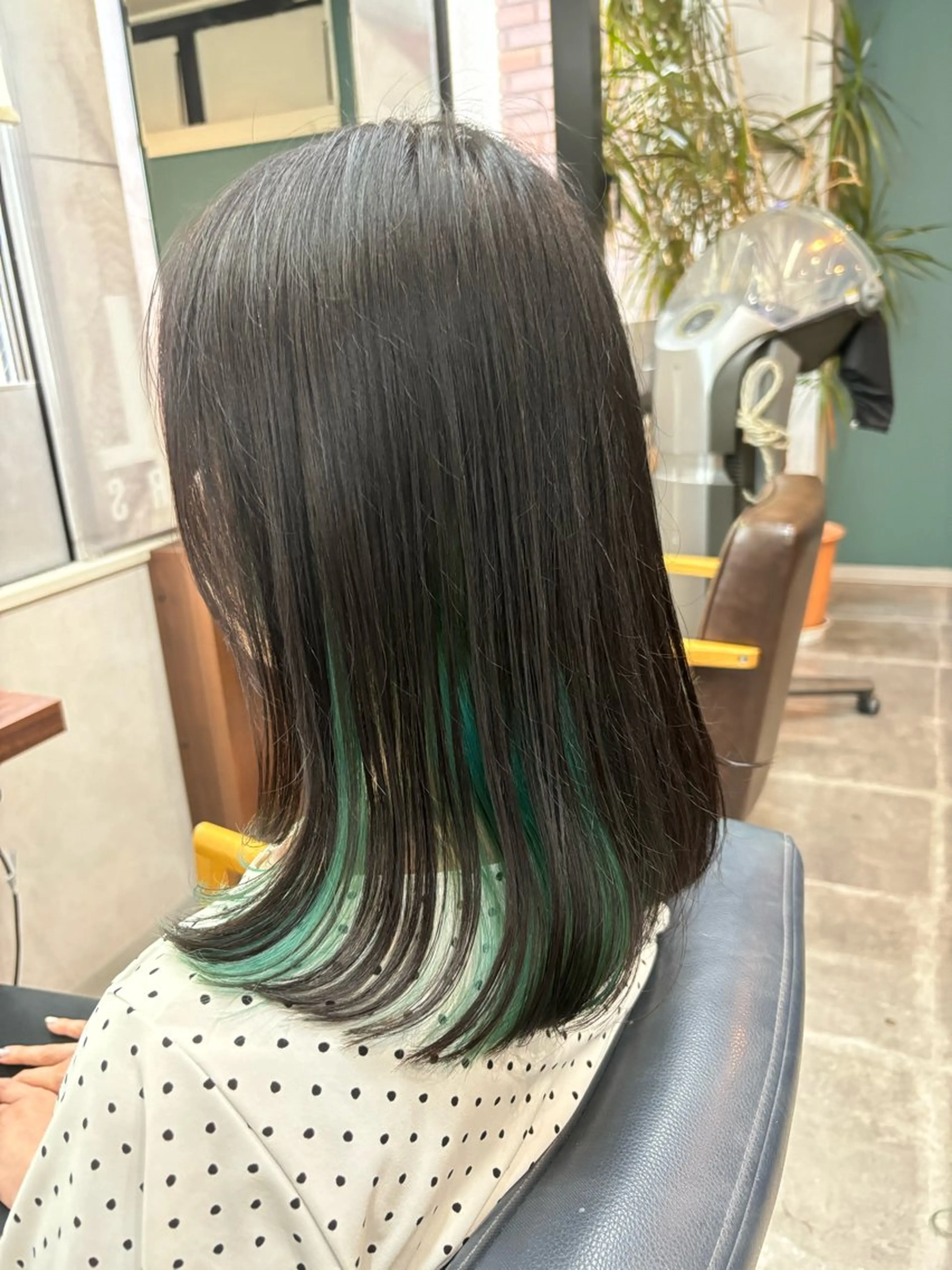 ⭐️インナー/イヤリングカラー(ケアブリーチ)+カラーの写真