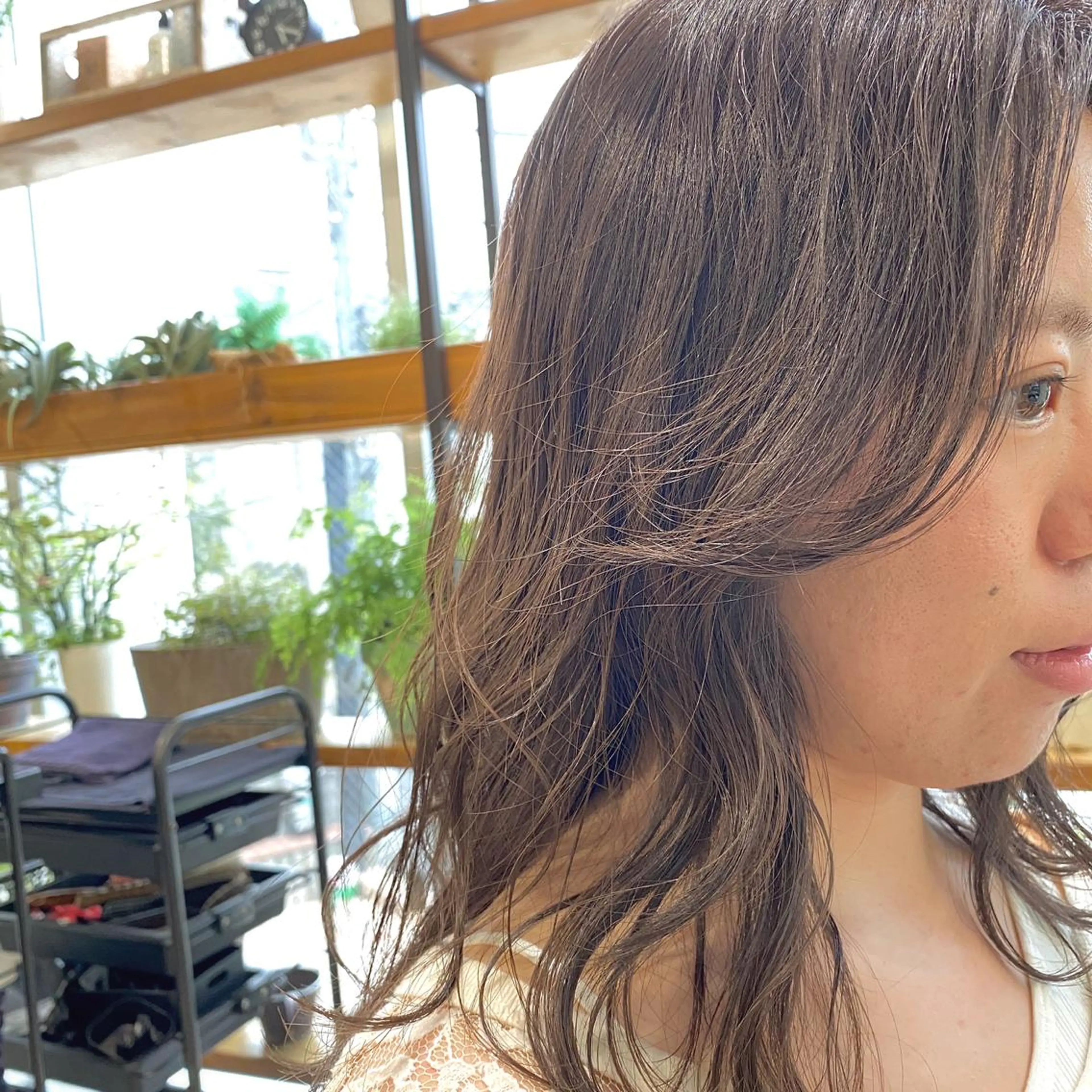 セミロング カラー ヘアアレンジ 【ダメージレス施術】 【透明感】北村 拓也のヘアスタイル