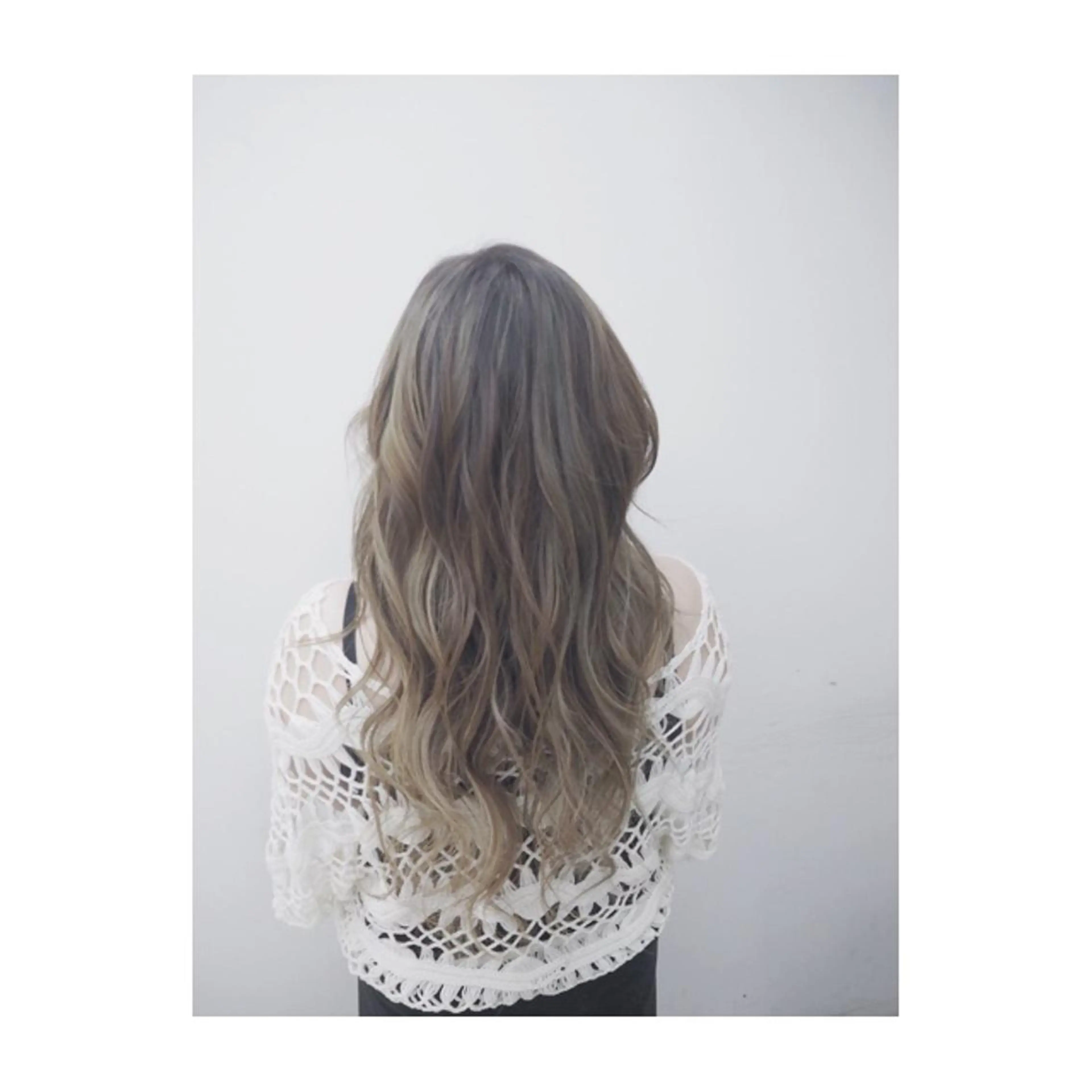 セミロング カラー 永岡 鉄平のヘアスタイル