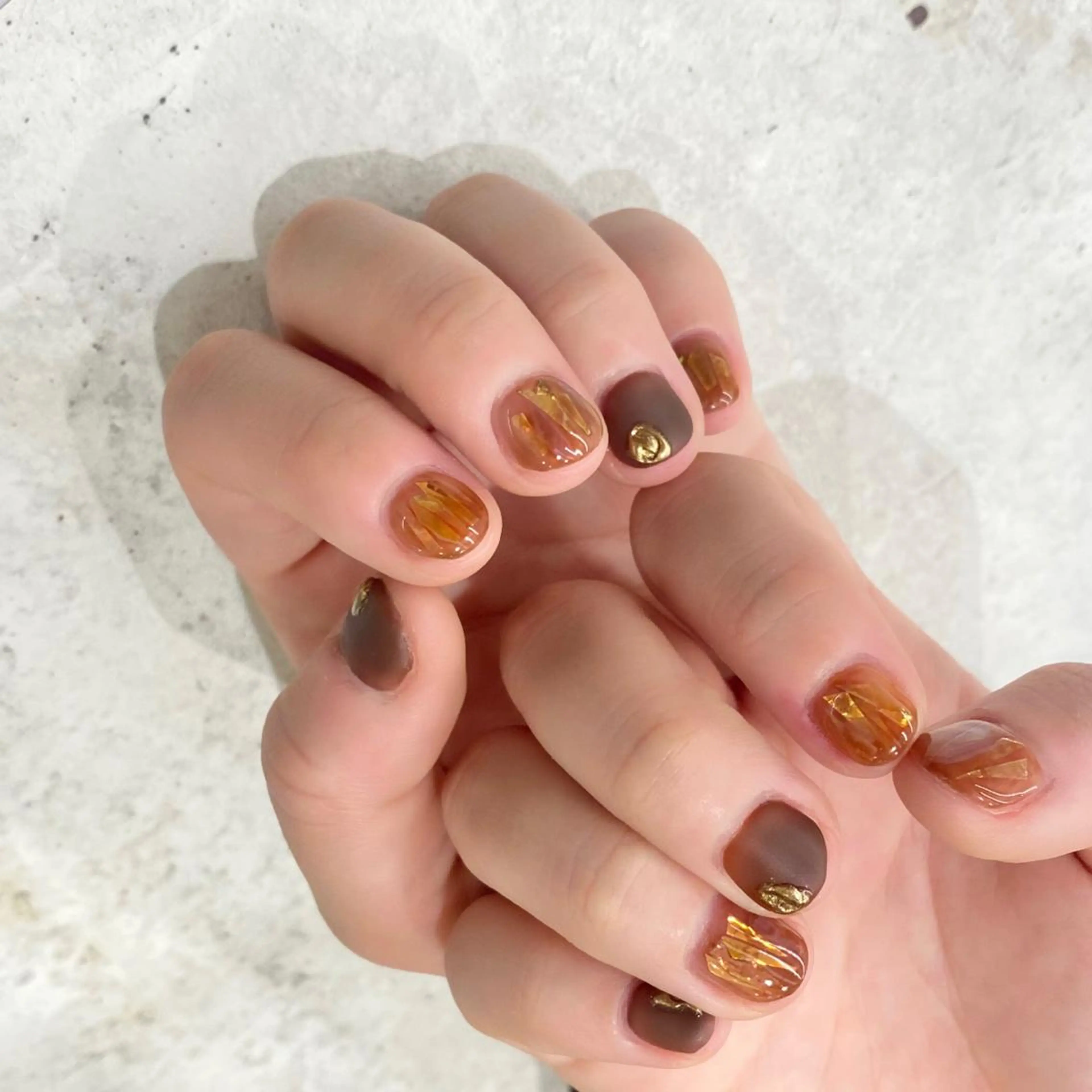 ネイル ハンドネイル Yuriko Omi パラジェル/渋谷のネイルデザイン