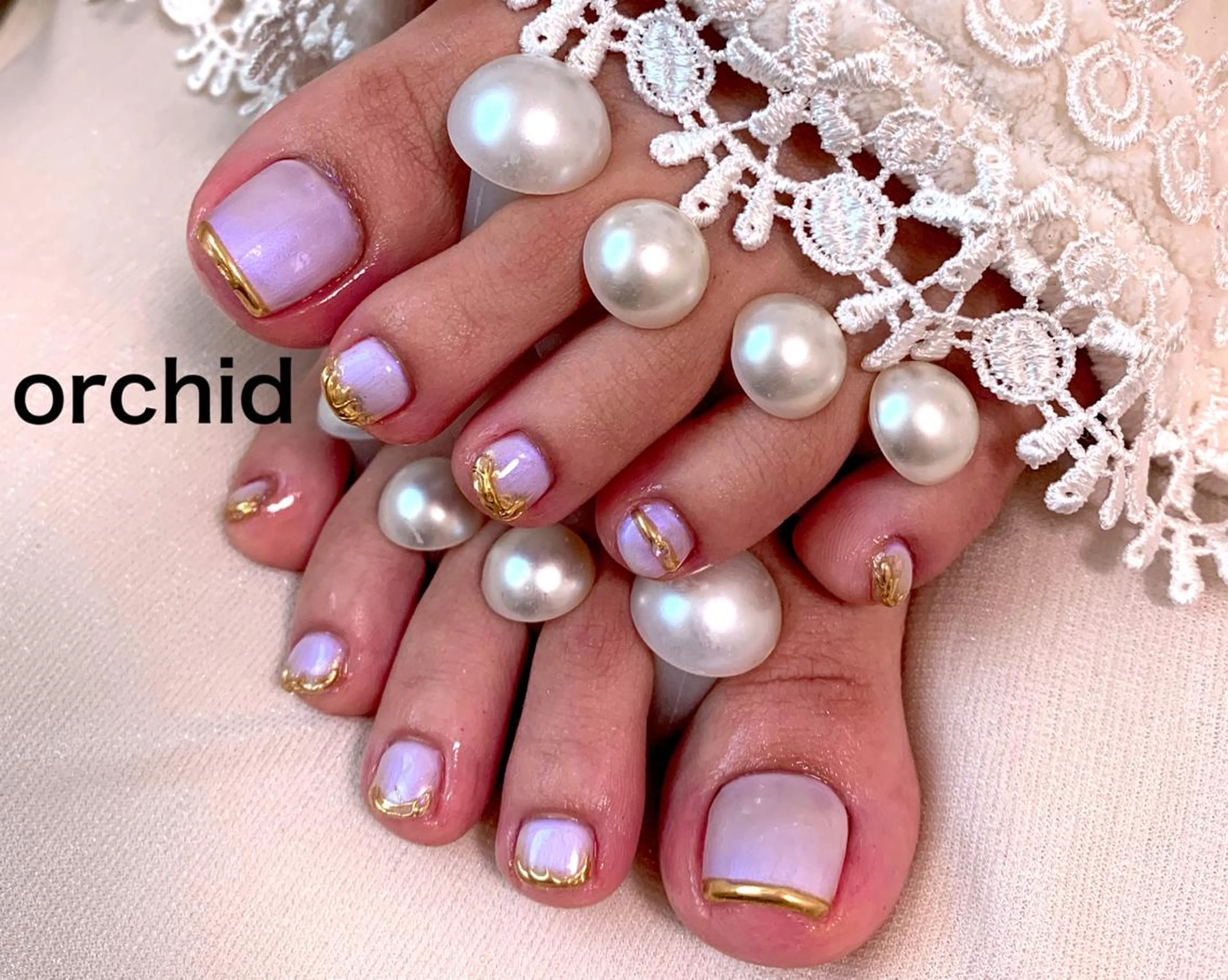 ネイル orchid ♡オーキッドのネイルデザイン