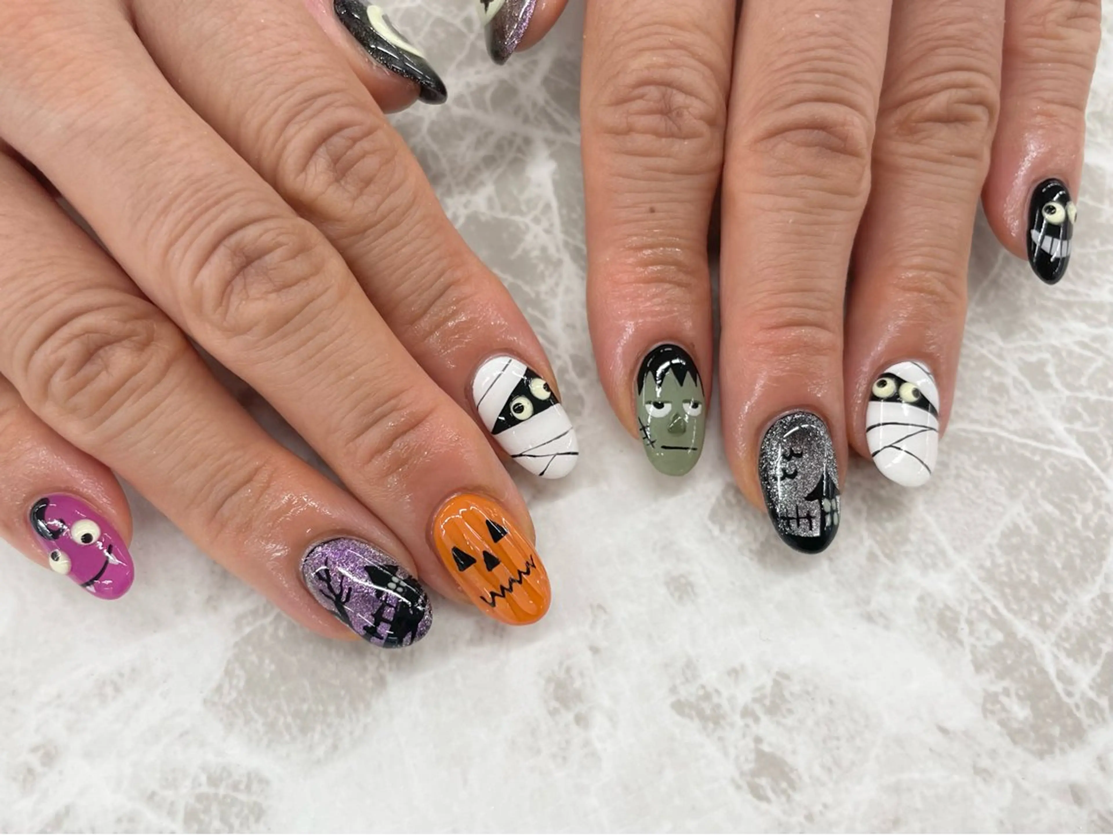 ネイル ハンドネイル Nail Blue512所属・Nailist MINORIのネイルデザイン