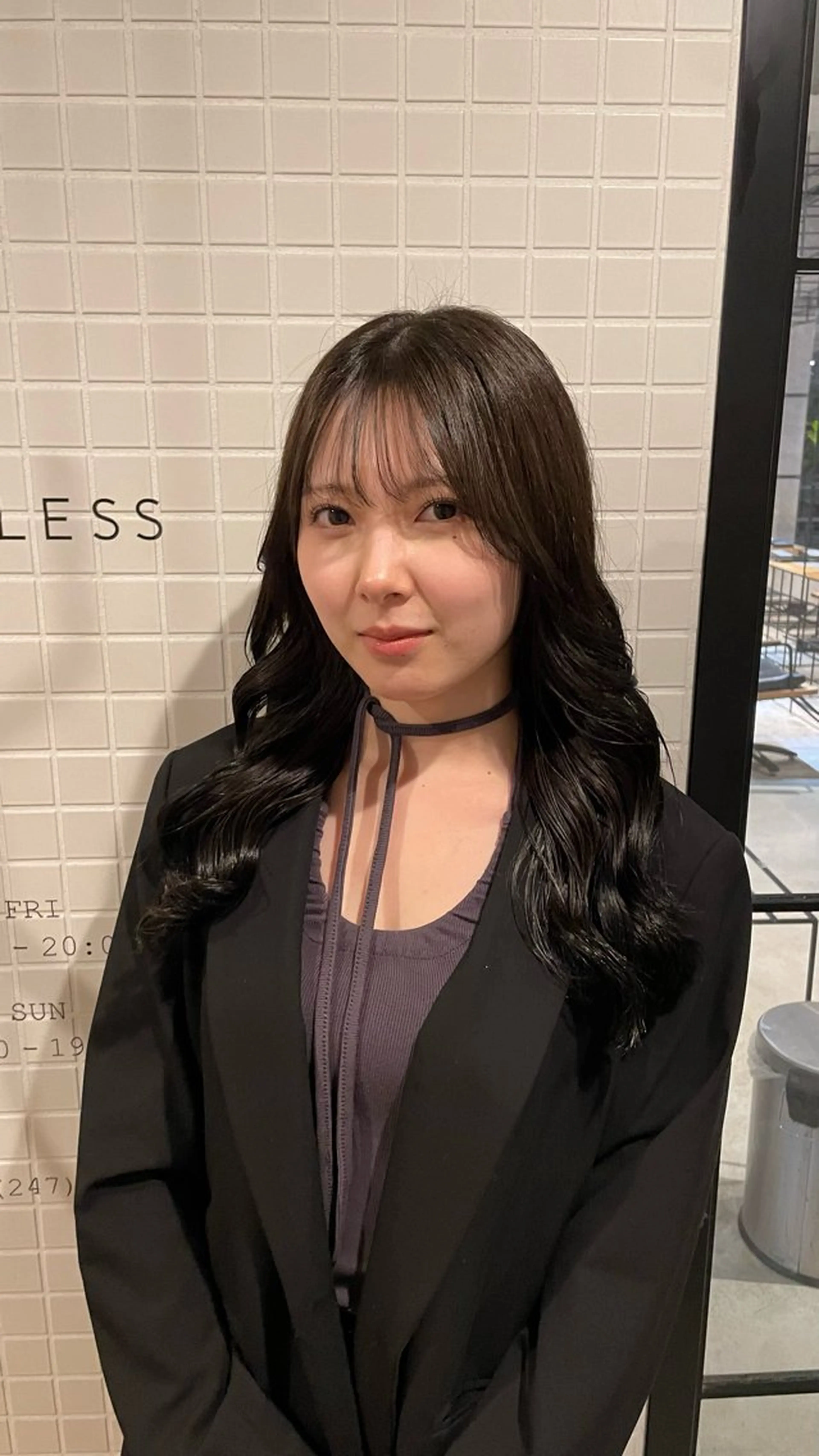 ロング カラー ミルクティーベージュ 新潟万代/MANA♡のヘアスタイル