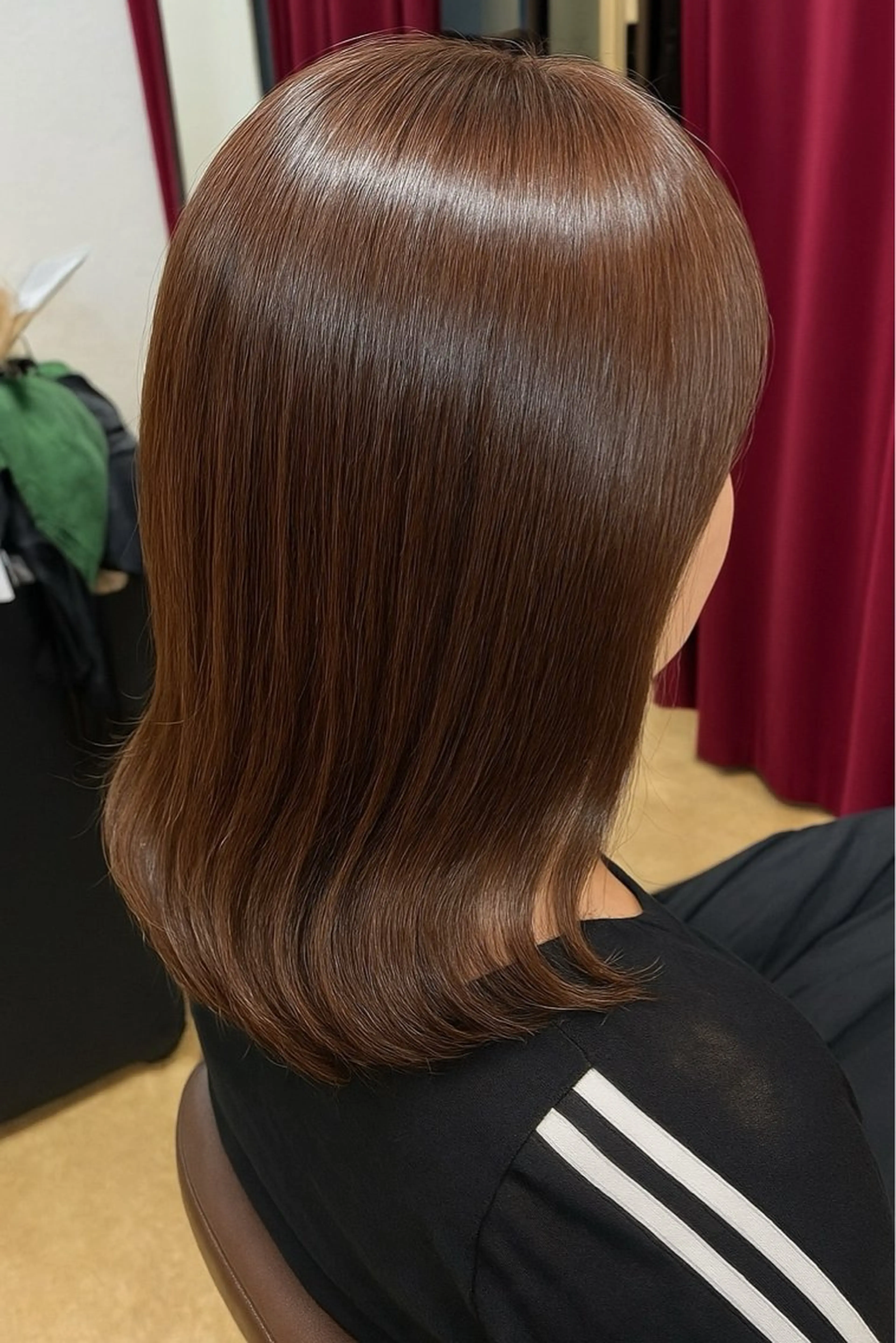 セミロング カラー 瀧澤 一真のヘアスタイル