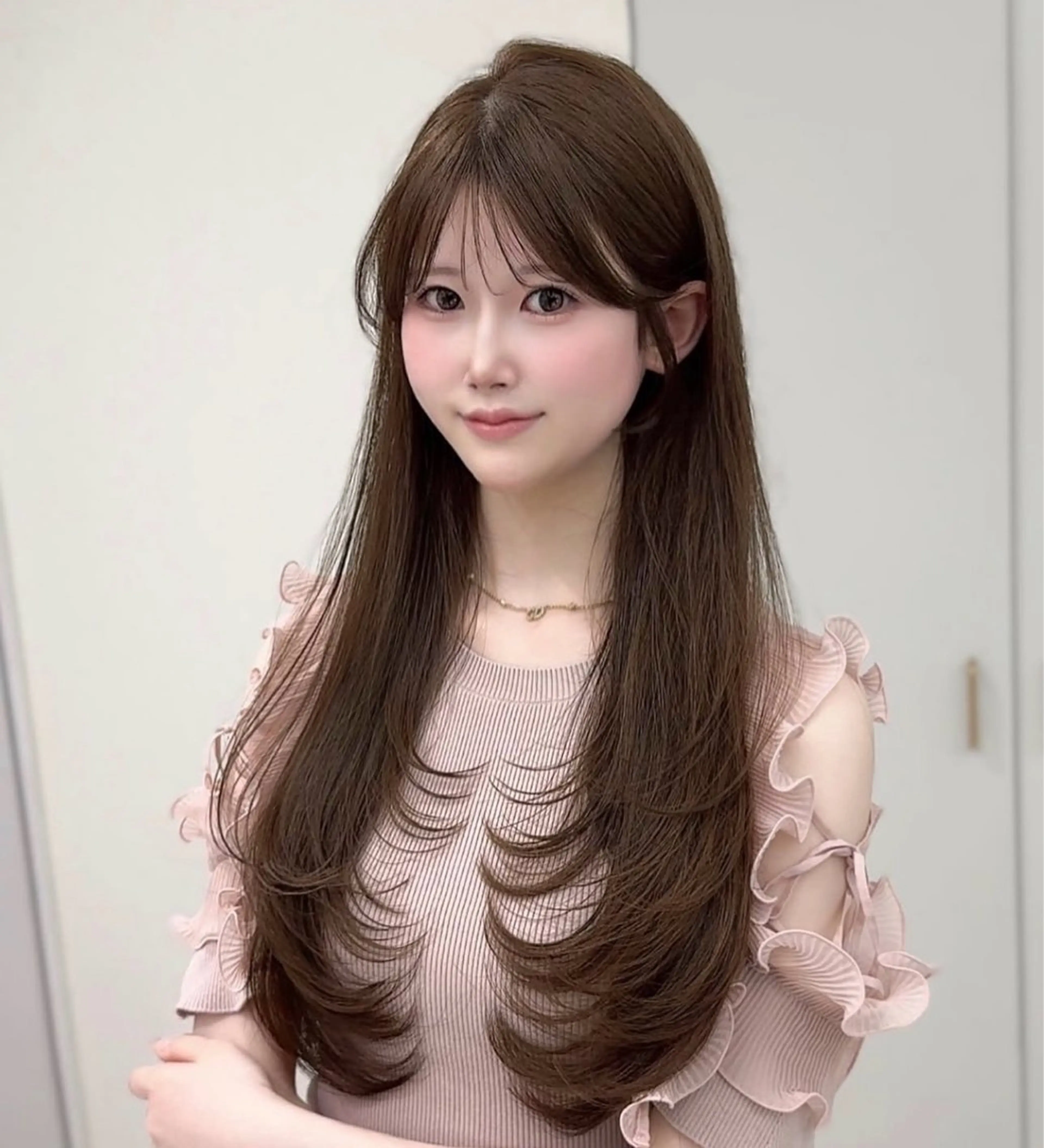 ロング カラー ヘアアレンジ ロングレイヤー レイヤーカット ロング 今だけ無料カット募集 💫KEISHIのヘアスタイル