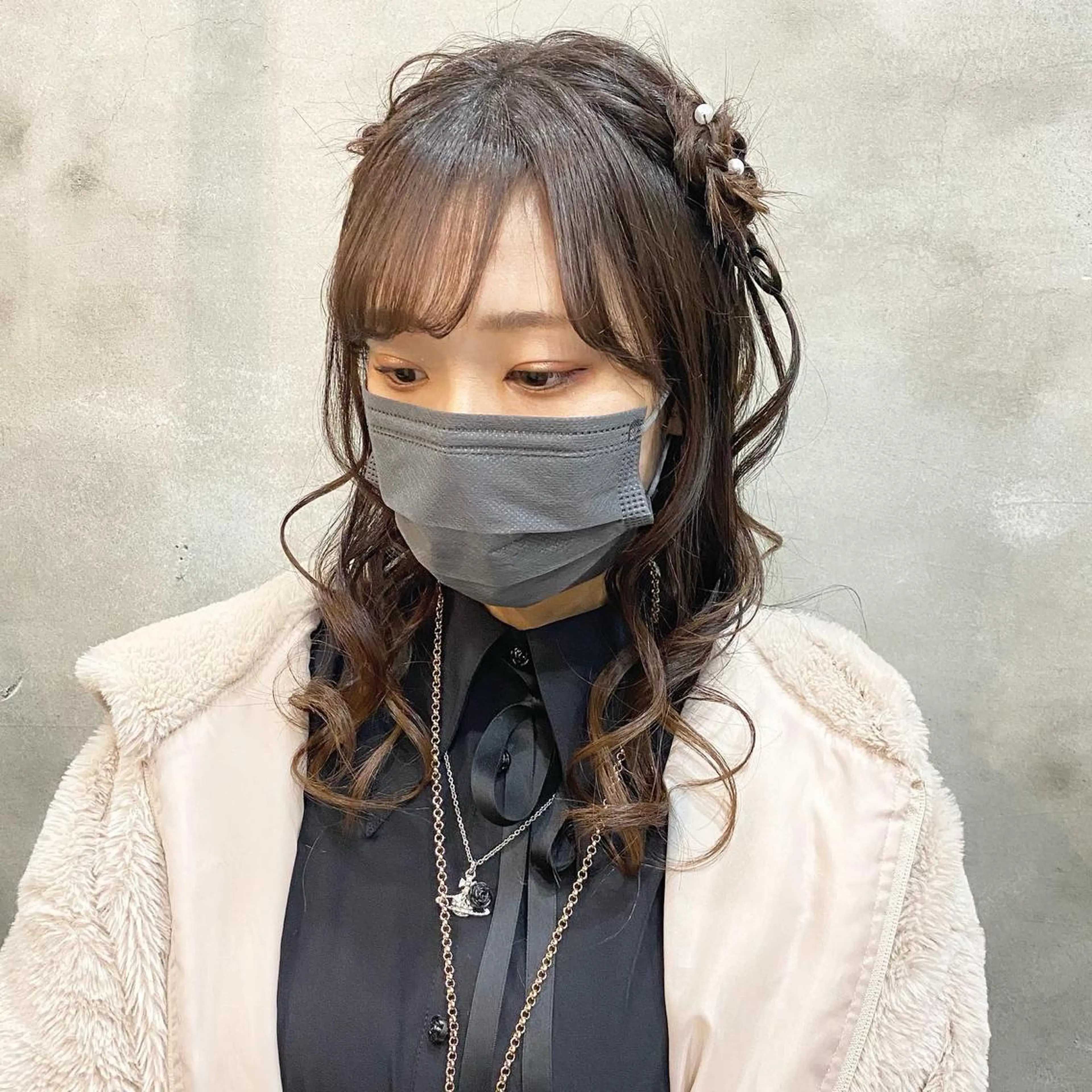 ロング まつパ・ヘアセット ♡Chinami♡のマツエク・マツパデザイン