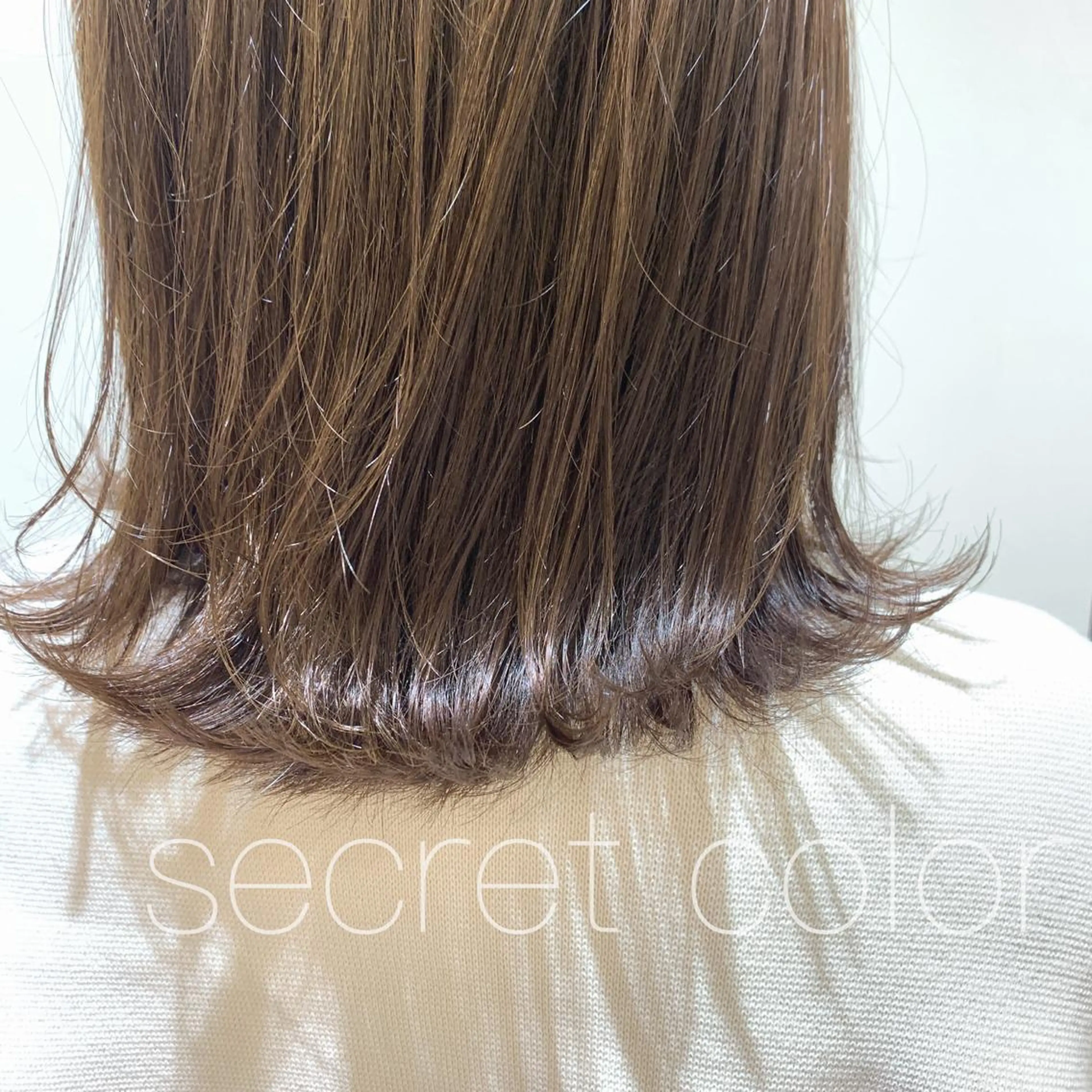 ミディアム 透明感カラー 金村真子のヘアスタイル