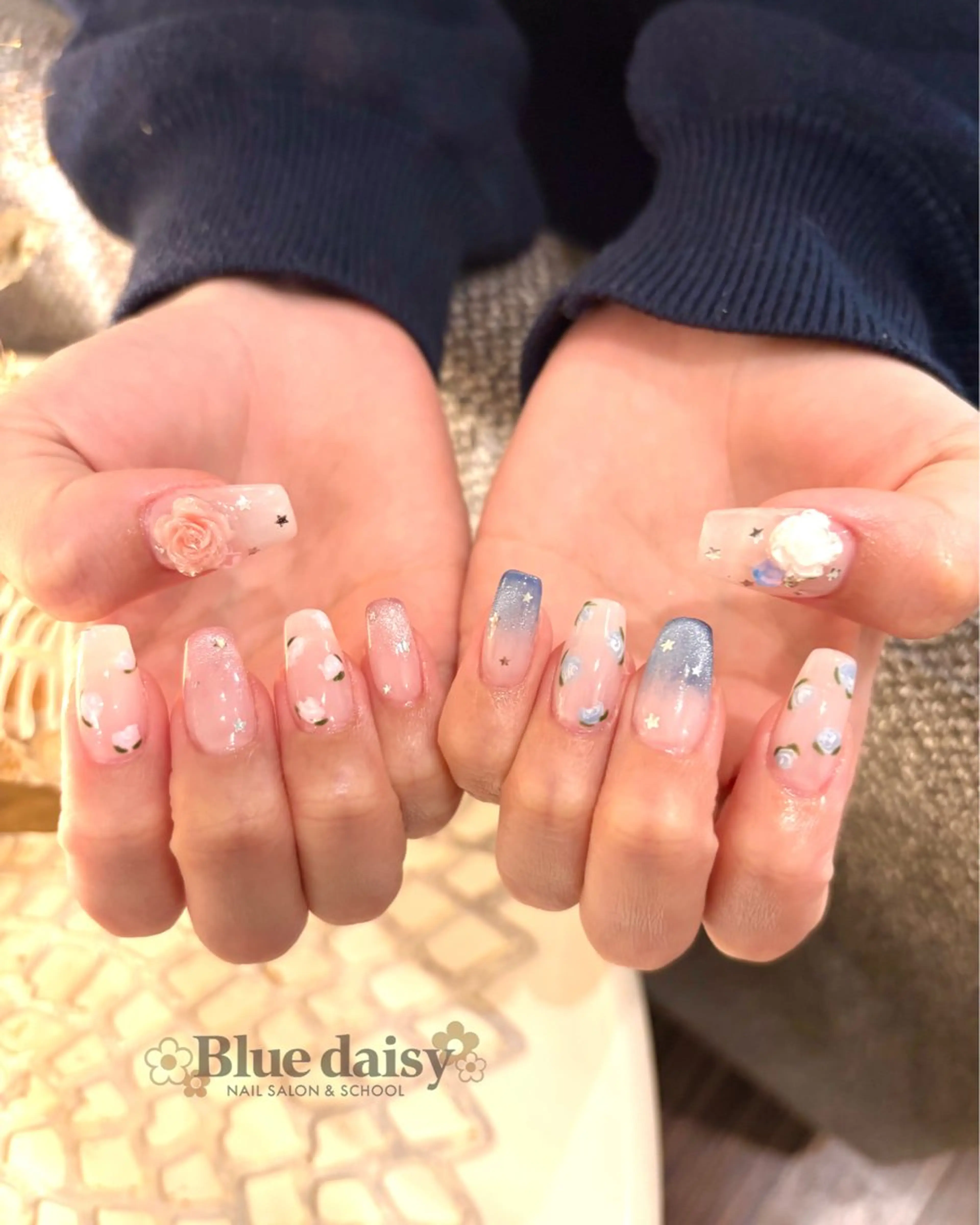ネイル 卒業式 ハンドネイル Blue　daisy　栄本店 【ブルーデイジー】所属・Blue daisy 栄本店のネイルデザイン