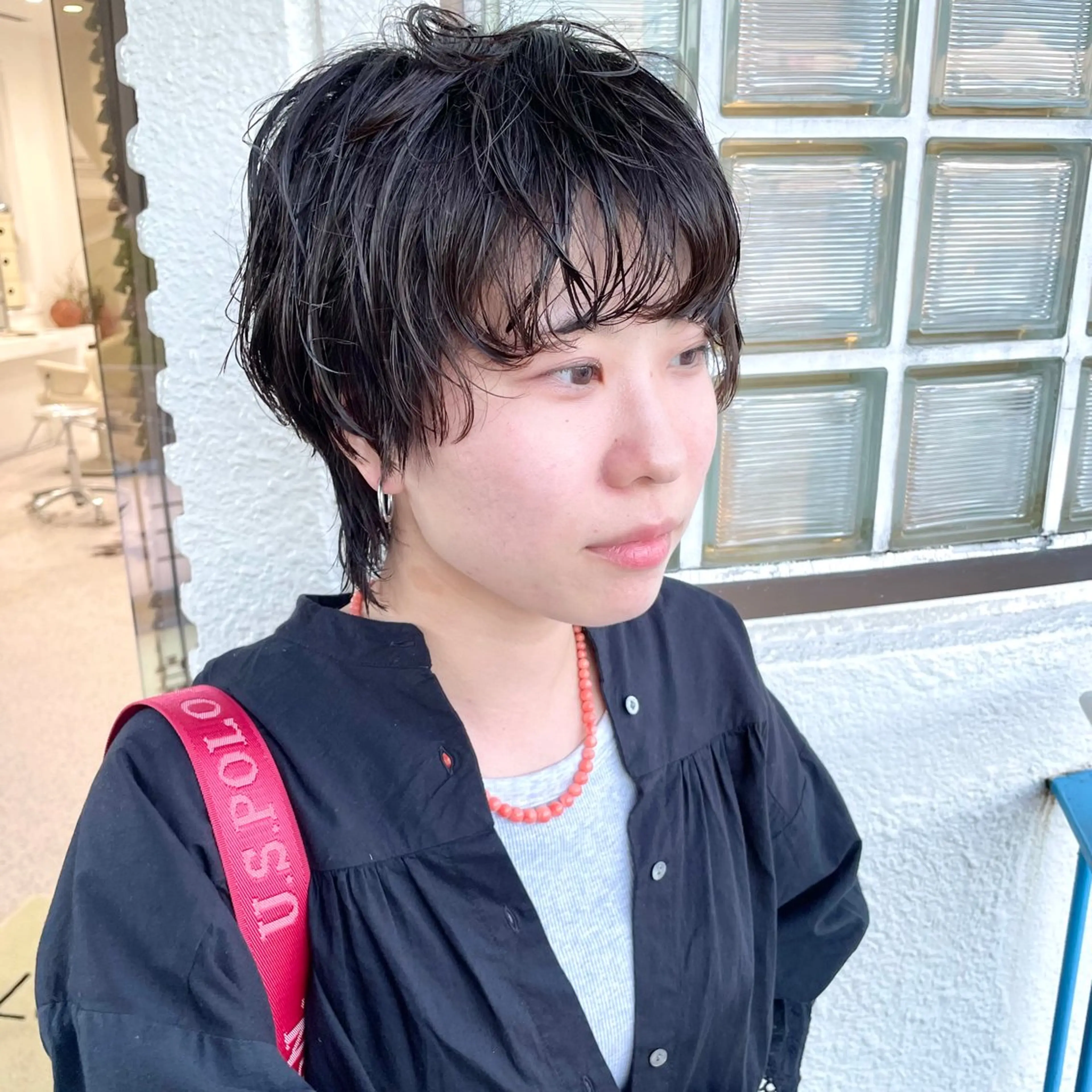 ショート パーマ ショートヘア ウルフカット カット パーマ YUKO/ 似合わせ韓国風パーマのヘアスタイル