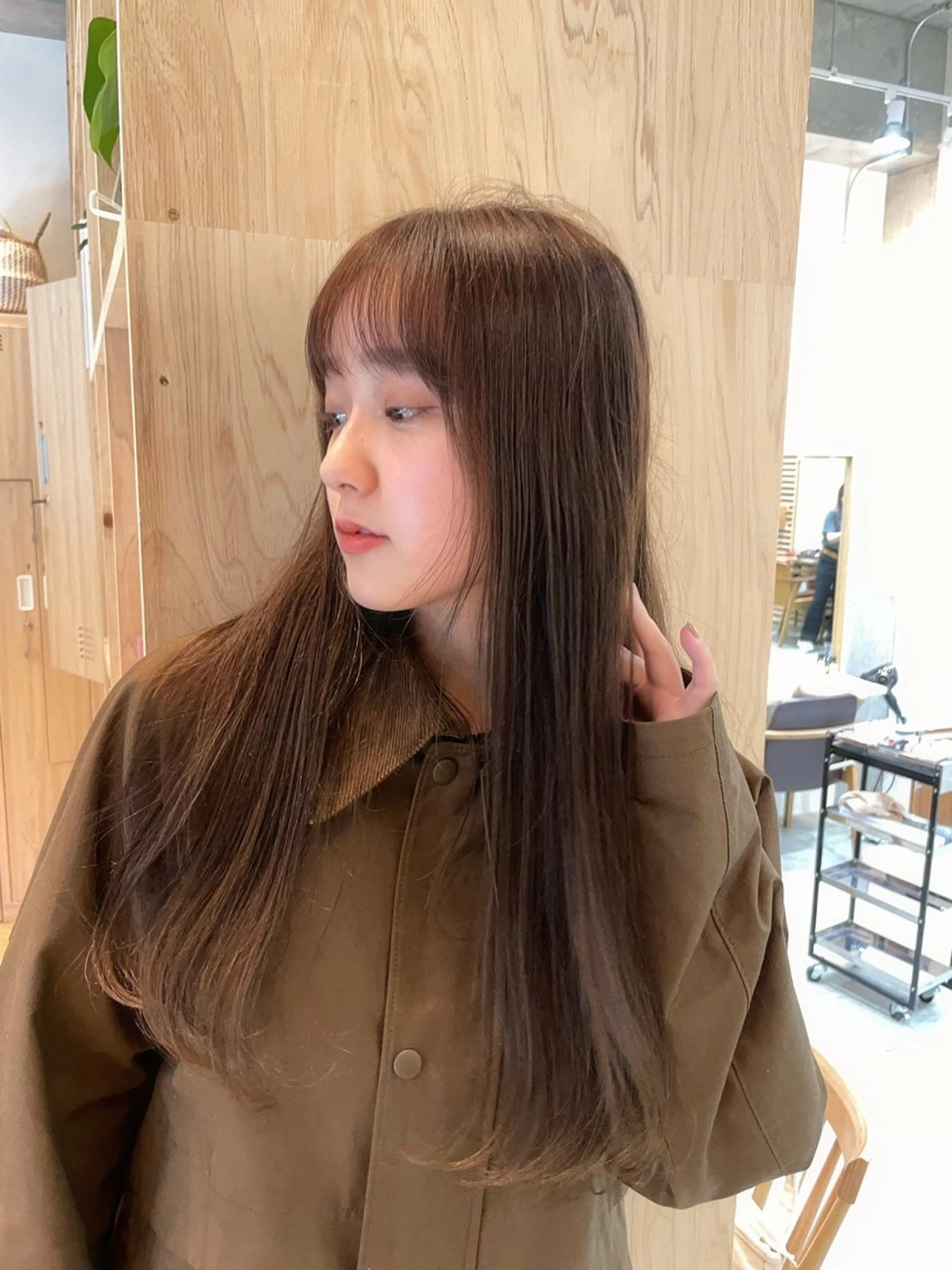 ロング トリートメント カット トリートメント 似合わせ/透明感 /レイヤー/りほ🤍のヘアスタイル