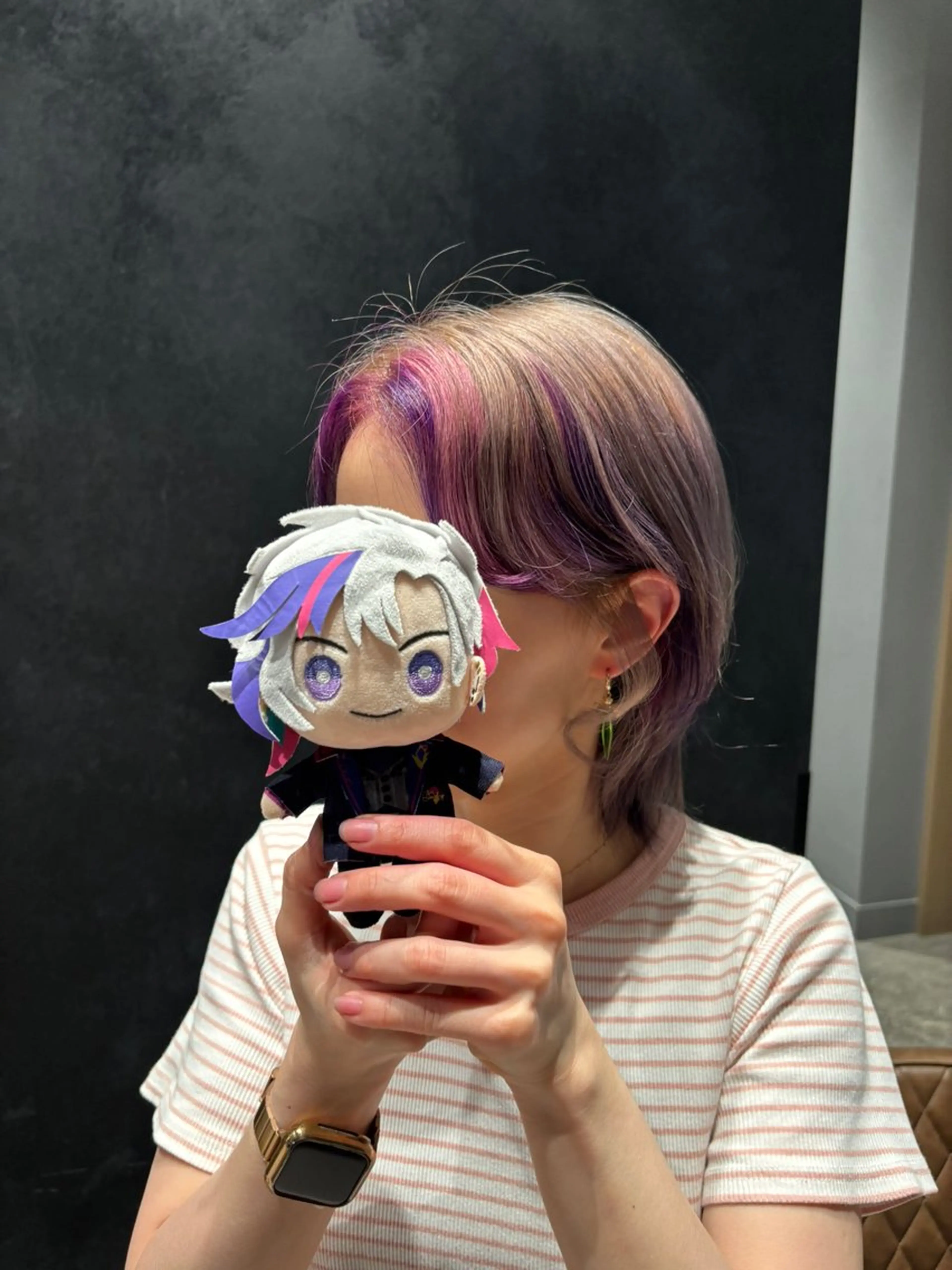 セミロング カラー ヘアアレンジ 加藤 愛実のヘアスタイル