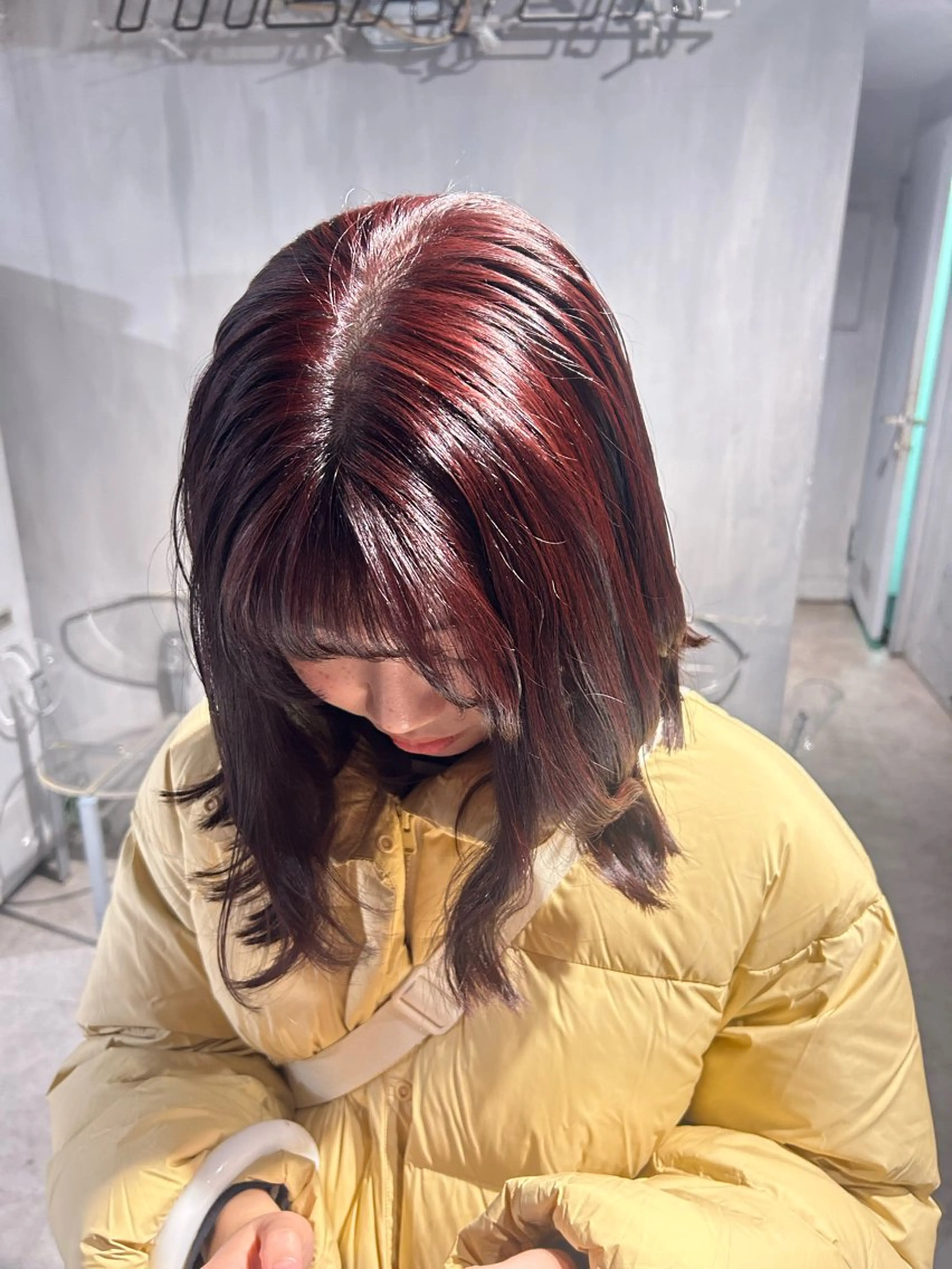 ミディアム カラー 愛結 暖色カラー🎀🩰のヘアスタイル