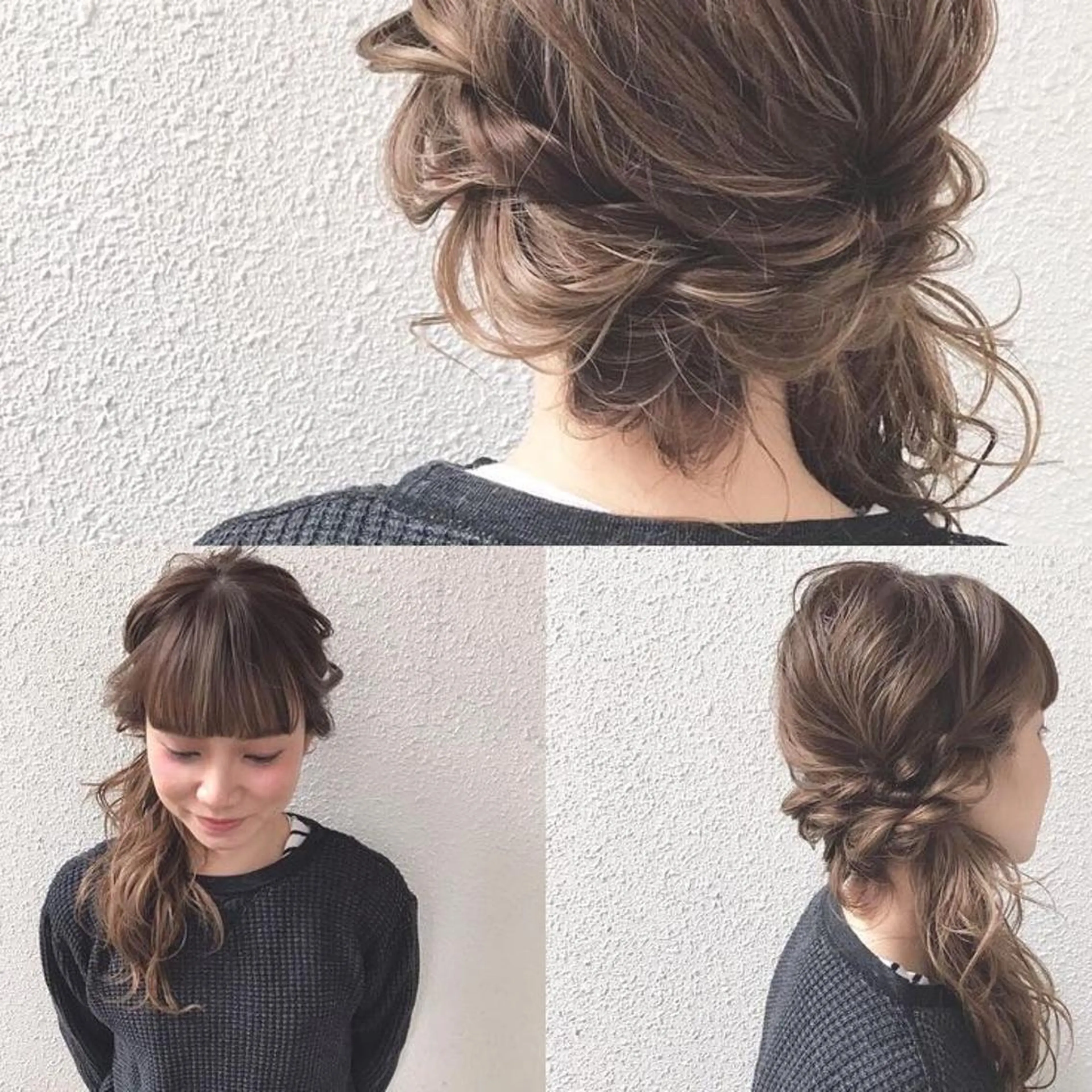 ロング カラー ヘアアレンジ 🌟髪質改善ケアカラ ー美髪縮毛矯正y🌟のヘアスタイル