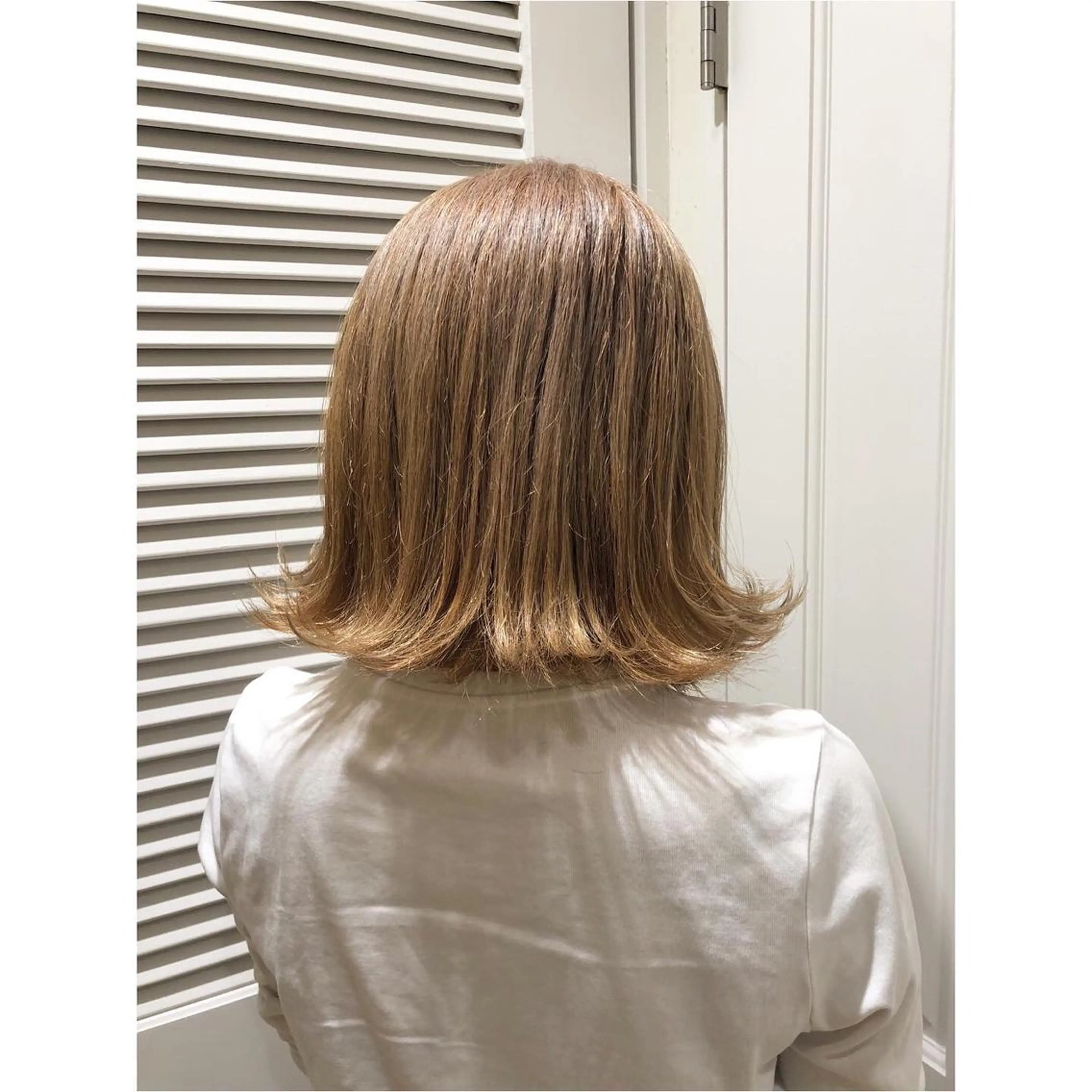 ミディアム カラー ヘアカラー kawabe maikoのヘアスタイル