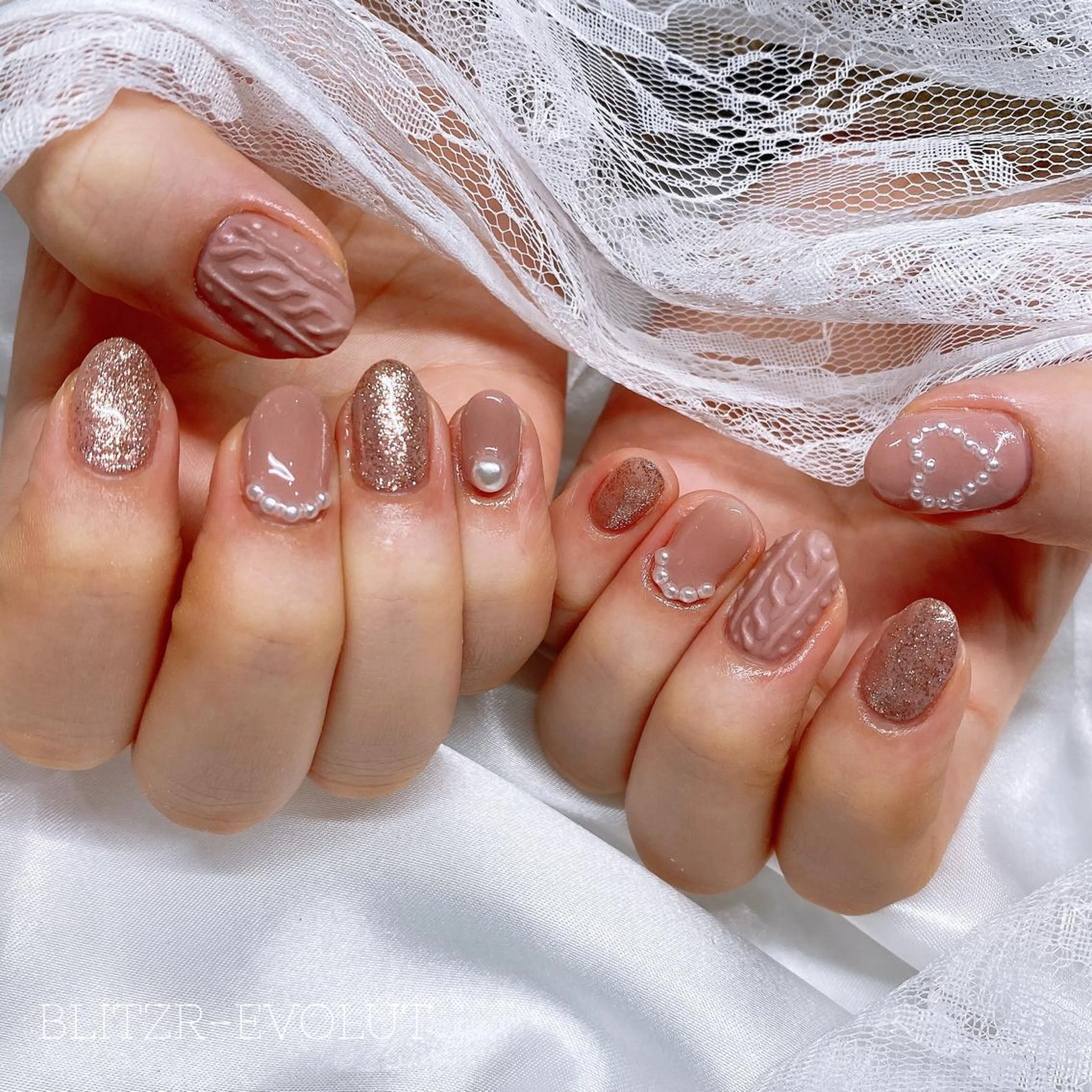 ネイル ☁️BLITZ 🎀笠原雪音🎀のネイルデザイン