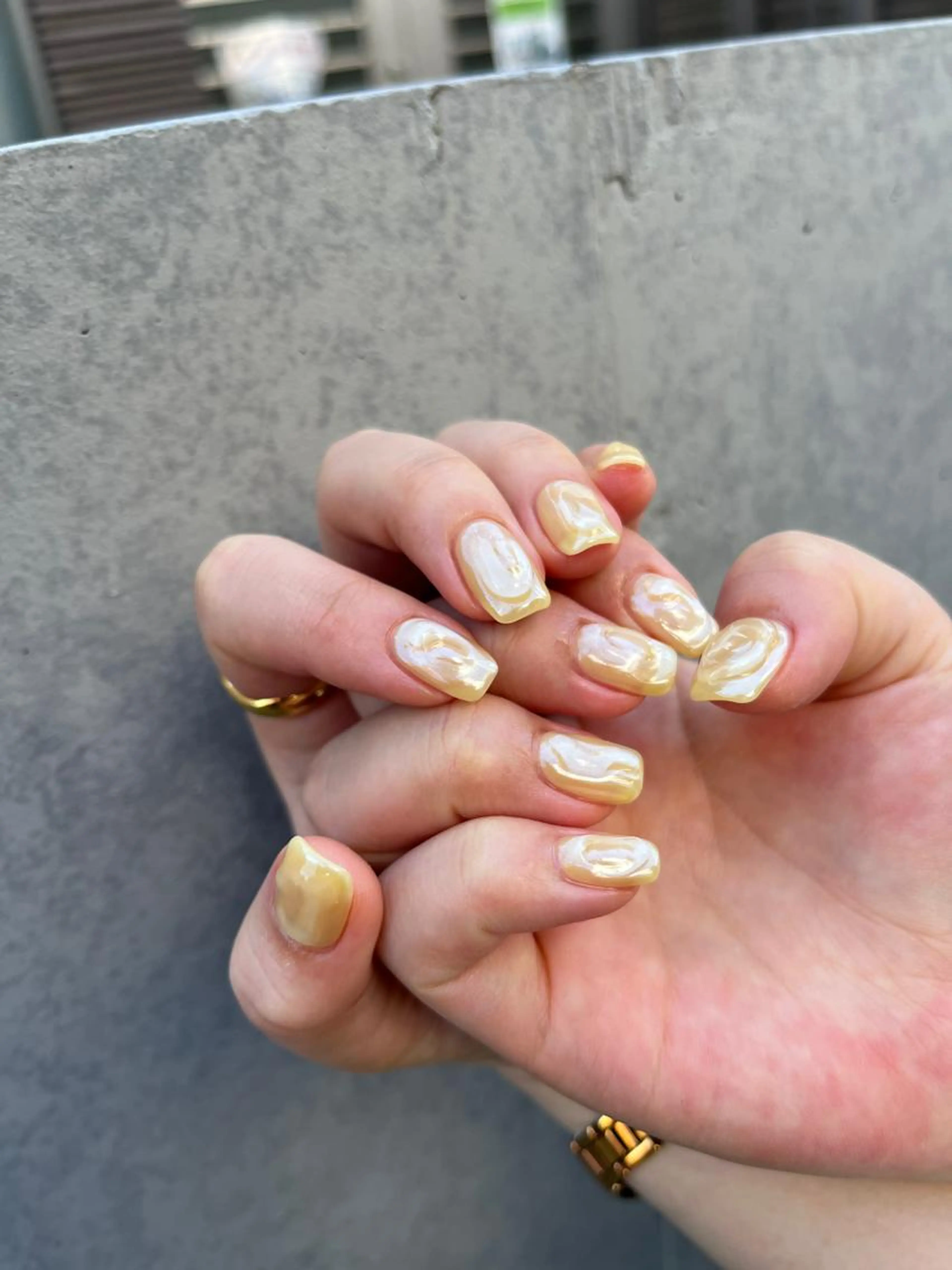 ハンド|シンプルコース🧡【オフ無し🍐】持ち込みOK!60分やり放題|ニュアンスデザインの写真