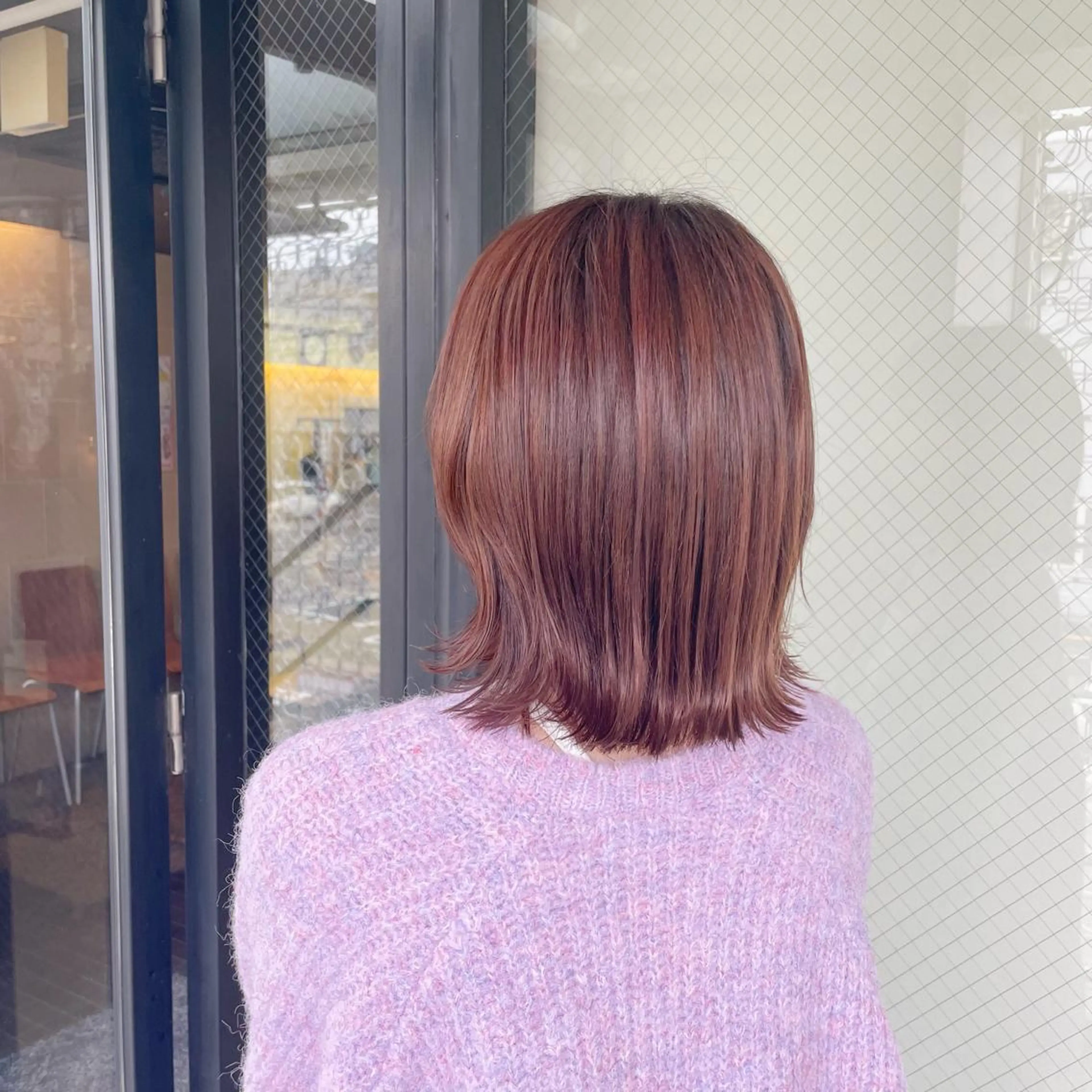 セミロング カラー カット ヘアカラー トリートメント grace by happiness所属・艶髪/巻ける縮毛矯正 /髪質改善naoのヘアスタイル