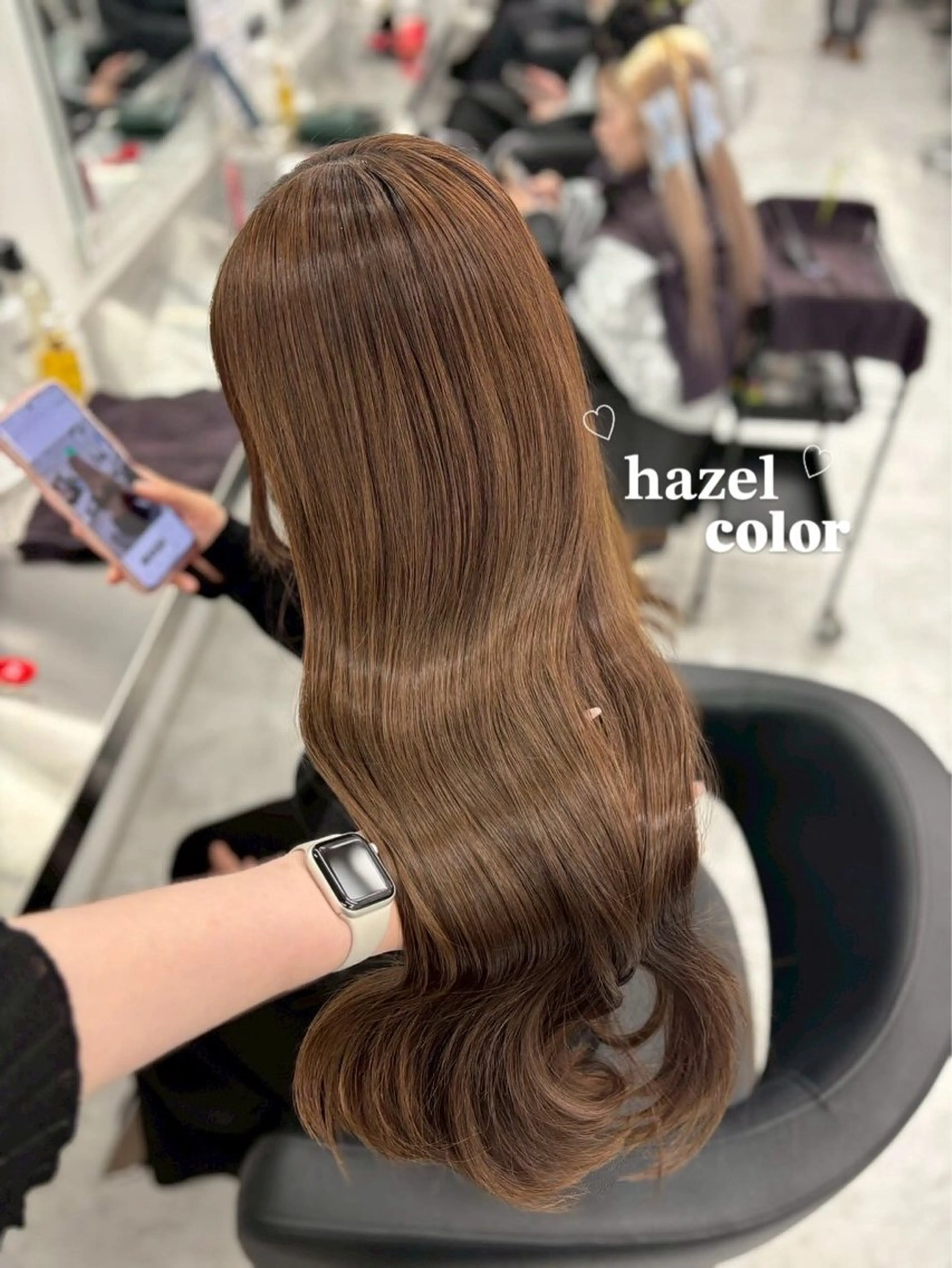 ロング カラー ヘアカラー 上品モテヘア🩶 karen🩶のヘアスタイル