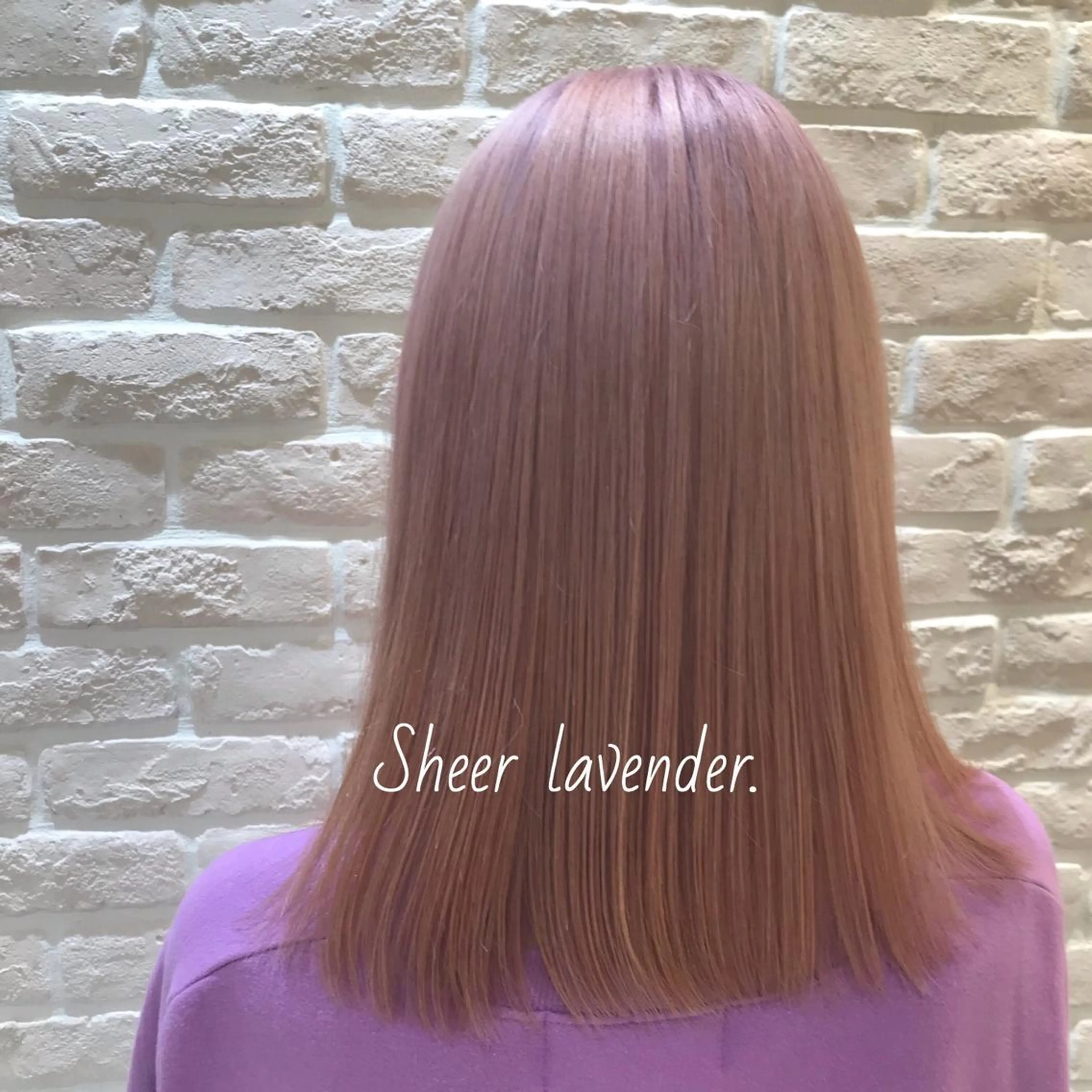 ミディアム カラー ブリーチ ラベンダーカラー 宇野 堅太 本気で 悩む方へ✨のヘアスタイル
