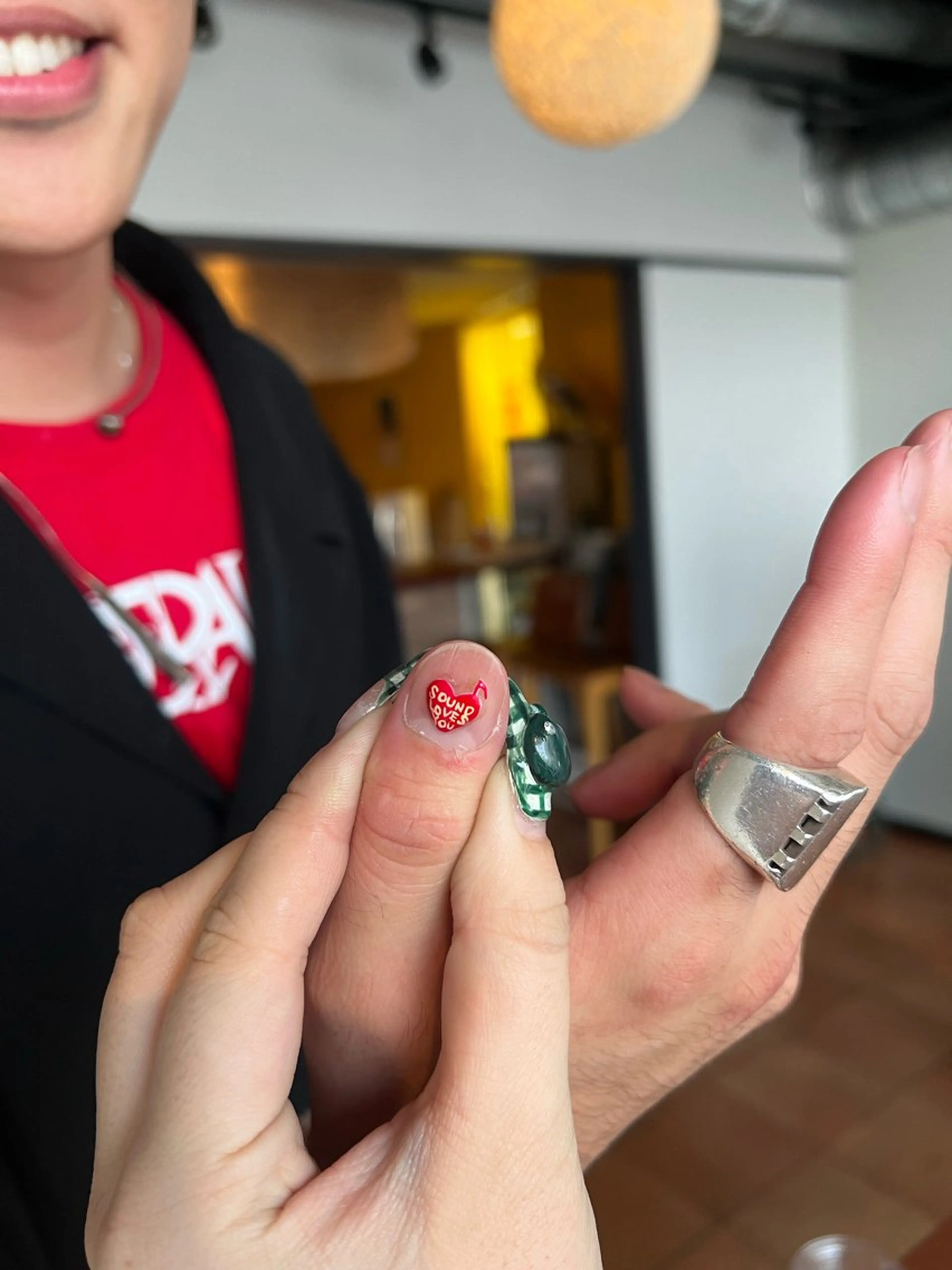 1ポイントネイルアートの写真