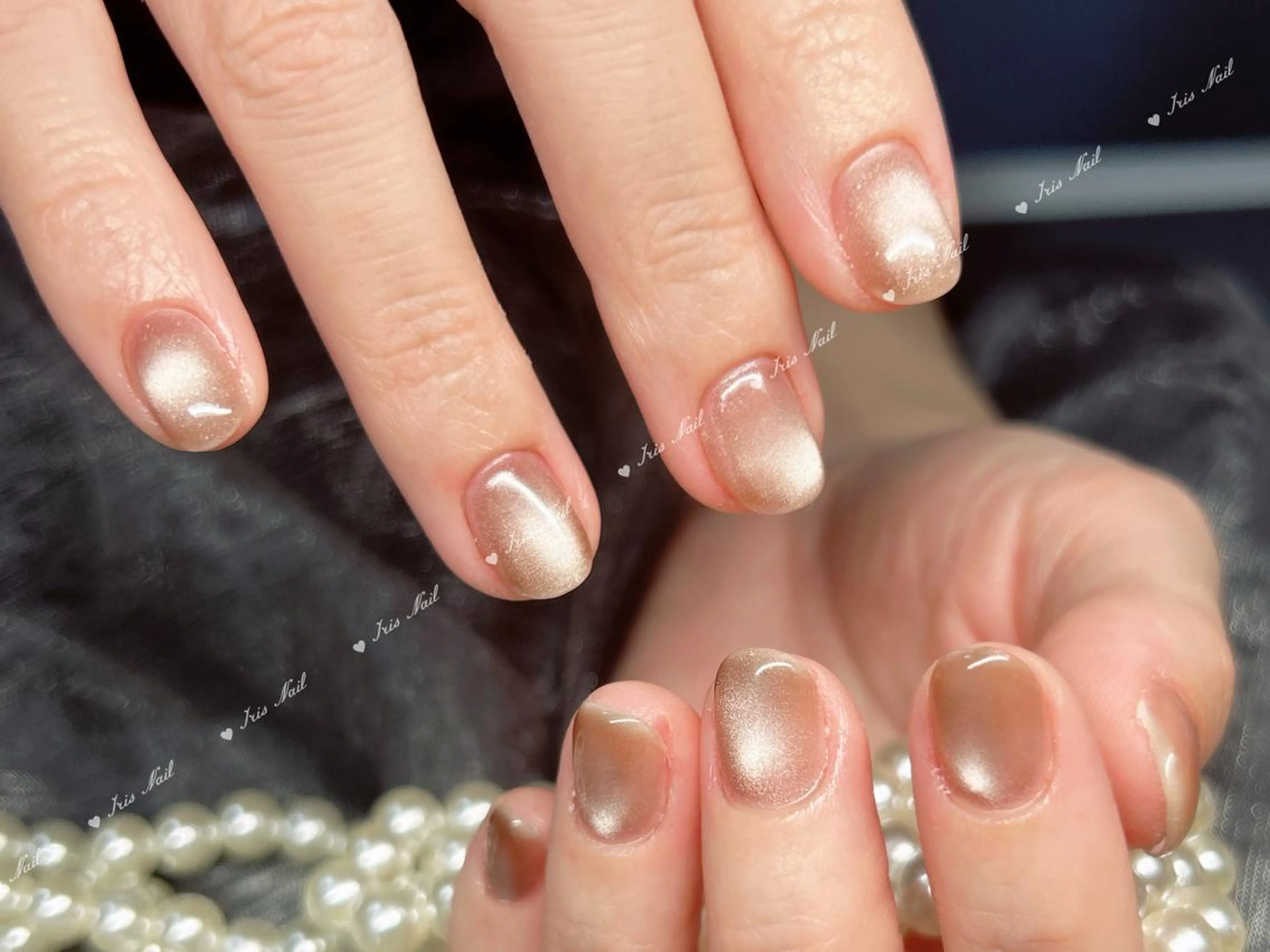 ネイル マグネットネイル ハンドネイル ハンドケア IRIS NAIL大塚のネイルデザイン