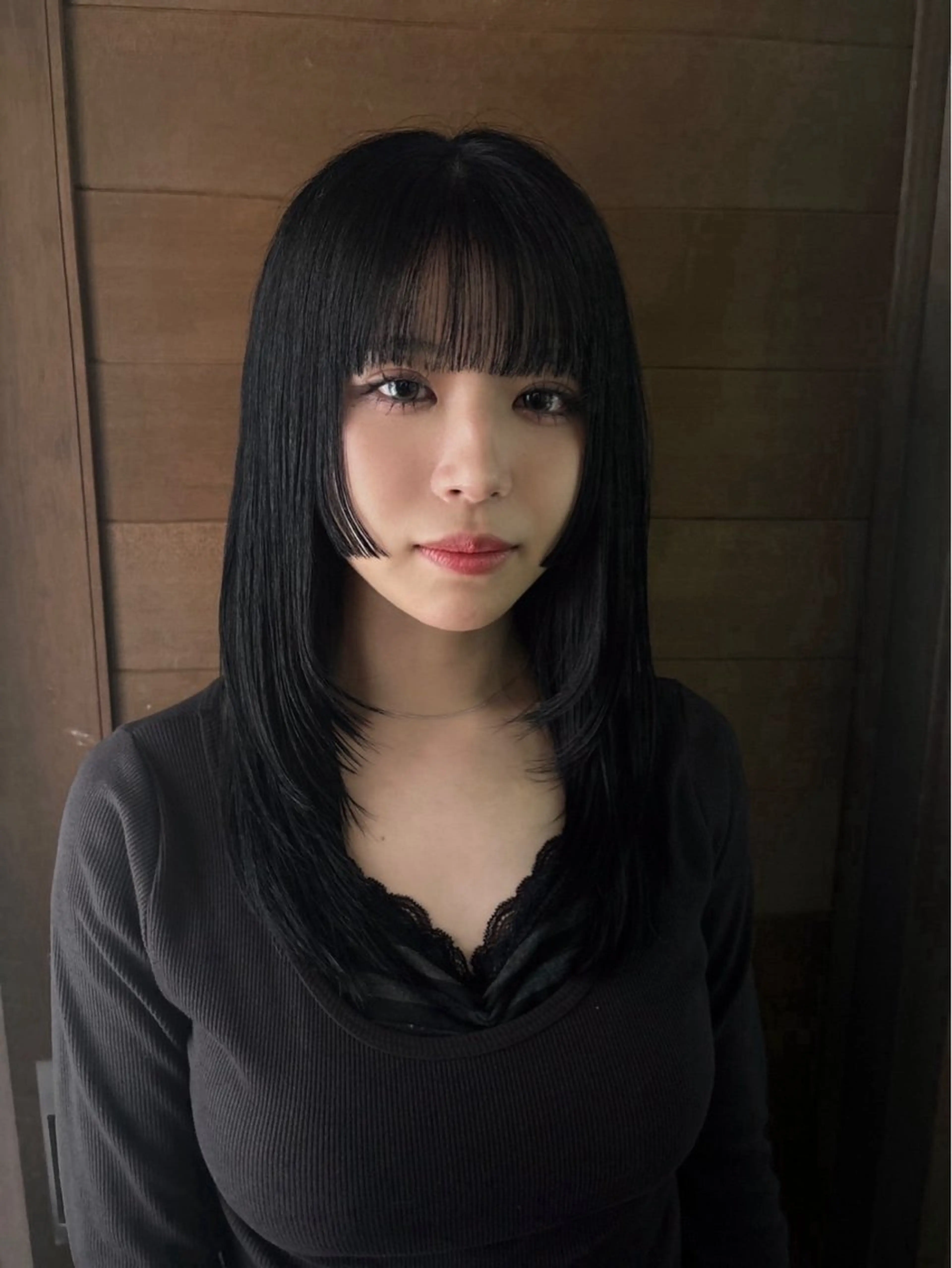 セミロング レイヤーカット カット ヘアカラー トリートメント TAP /金沢市 瀧川優羽 ໒꒱· ﾟのヘアスタイル