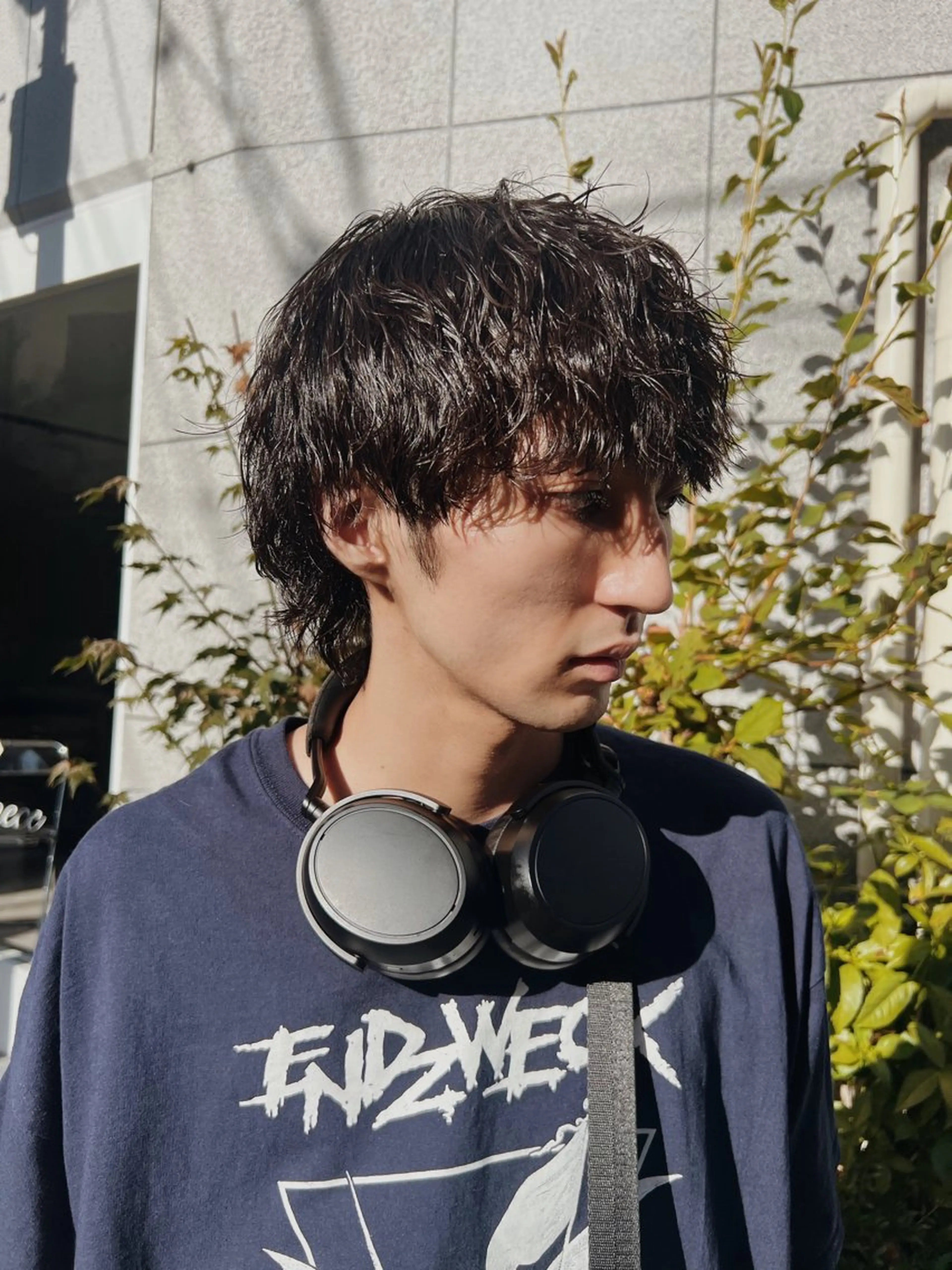 カラー パーマ メンズ メンズブリーチ センターパート マッシュ メンズパーマ プードルパーマ ショートヘア原宿 fifth コシのヘアスタイル