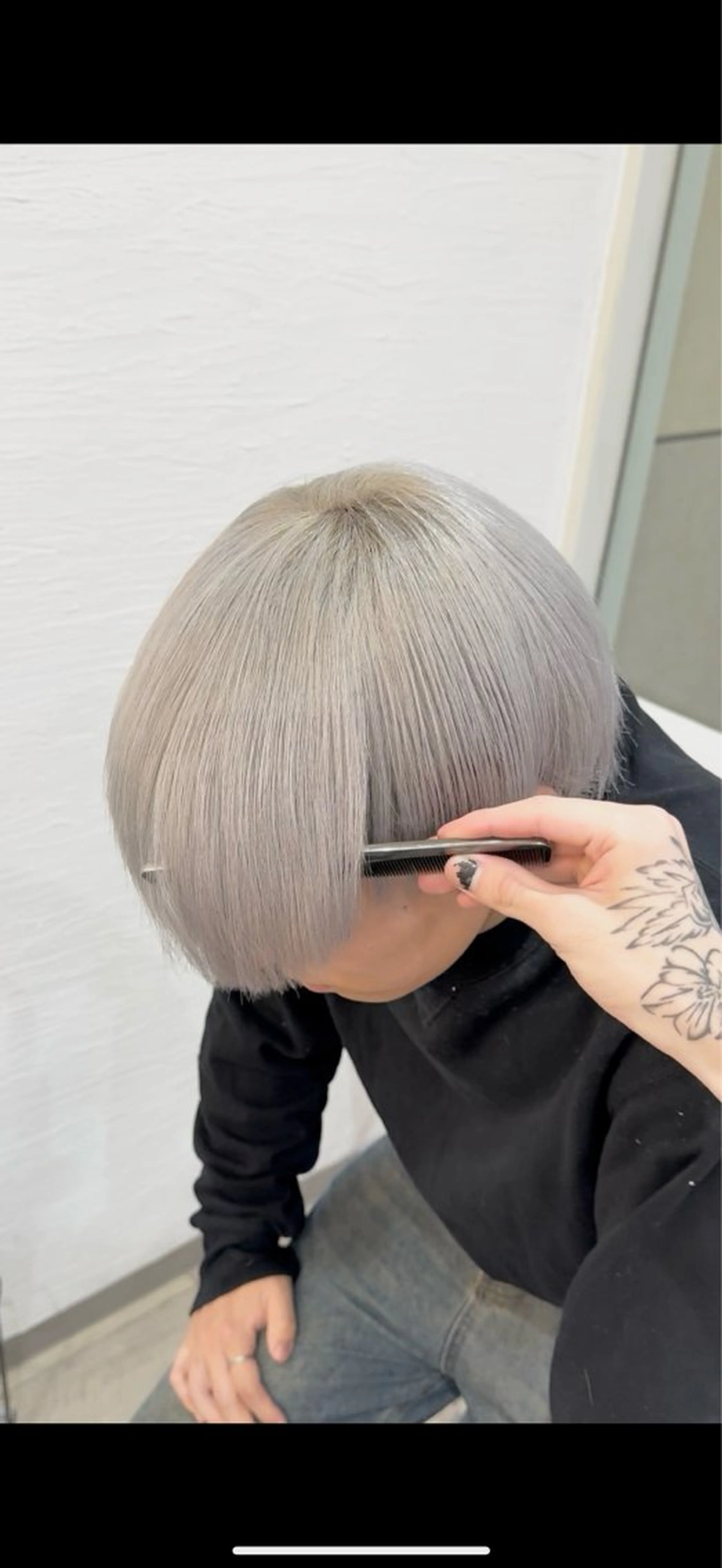 【🧴メンテナンスカラー】追いカラーor黄ばみ撃退😶‍🌫️＋カットの写真