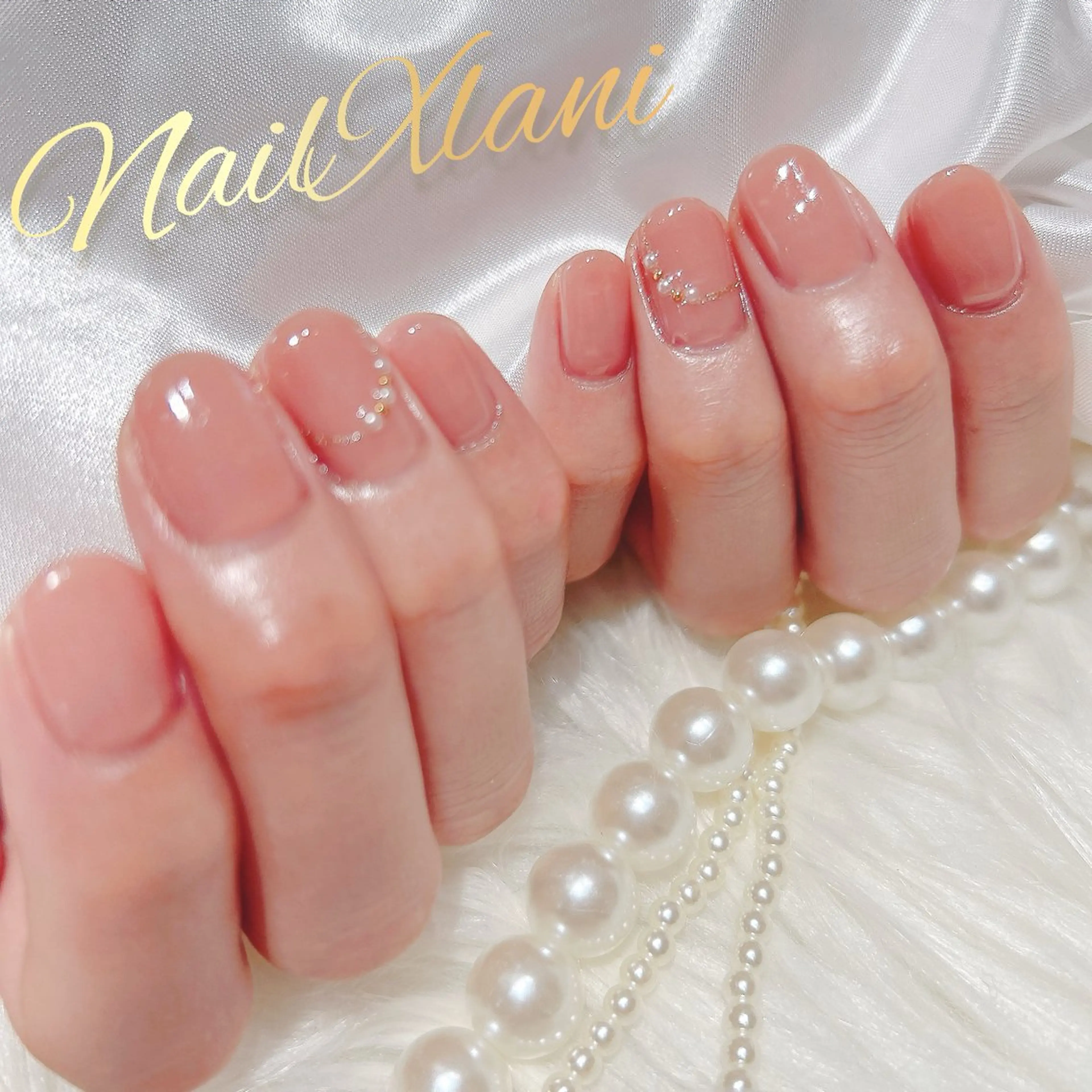 ネイル フットネイル ジェルネイル マグネットネイル パラジェル ハンドネイル Nail×Lani 深爪矯正対応◎のネイルデザイン
