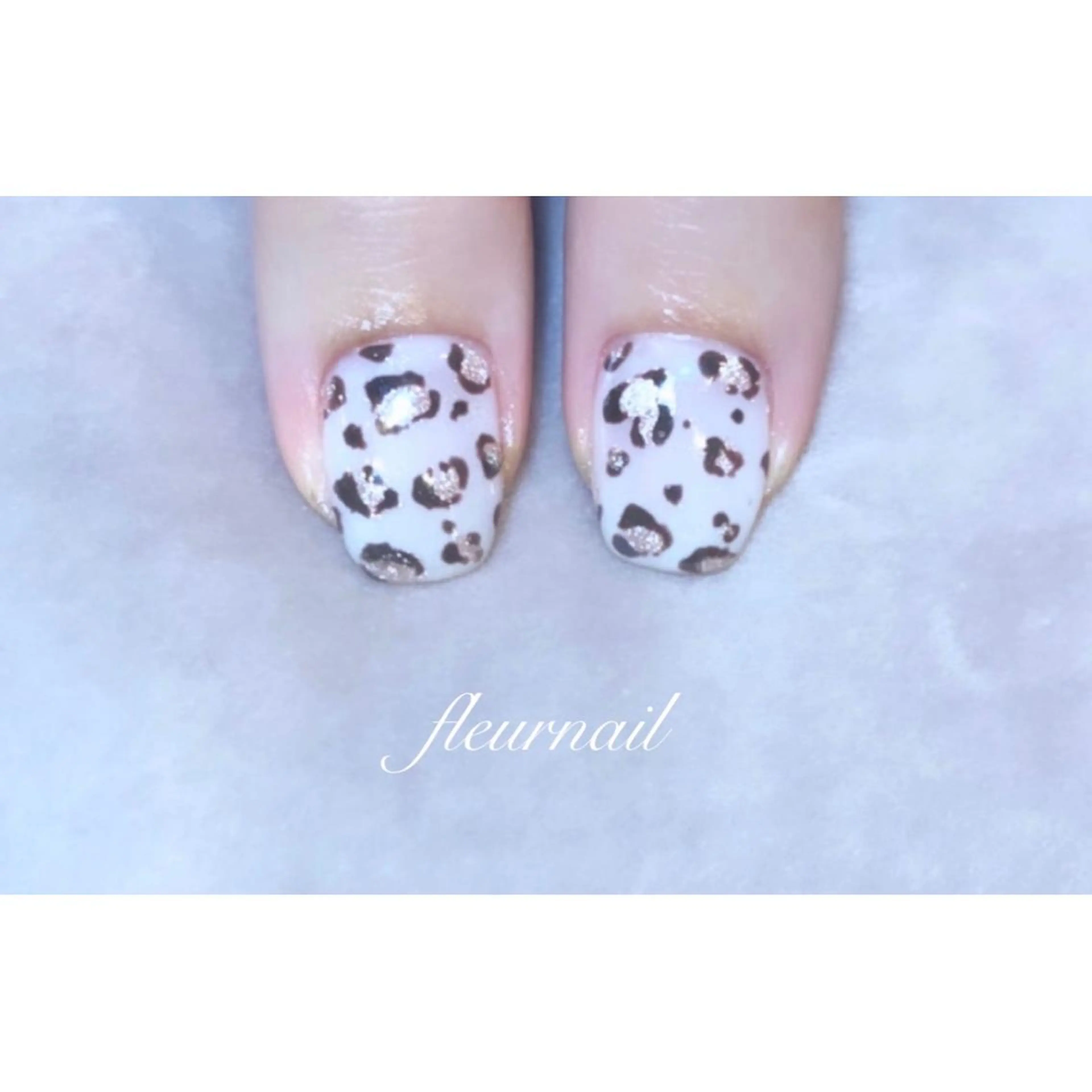 ネイル アニマル柄 成人式 ジェルネイル パラジェル ハンドネイル 【パラジェル登録サロン】nail pollen所属・fleurnail miuraのネイルデザイン
