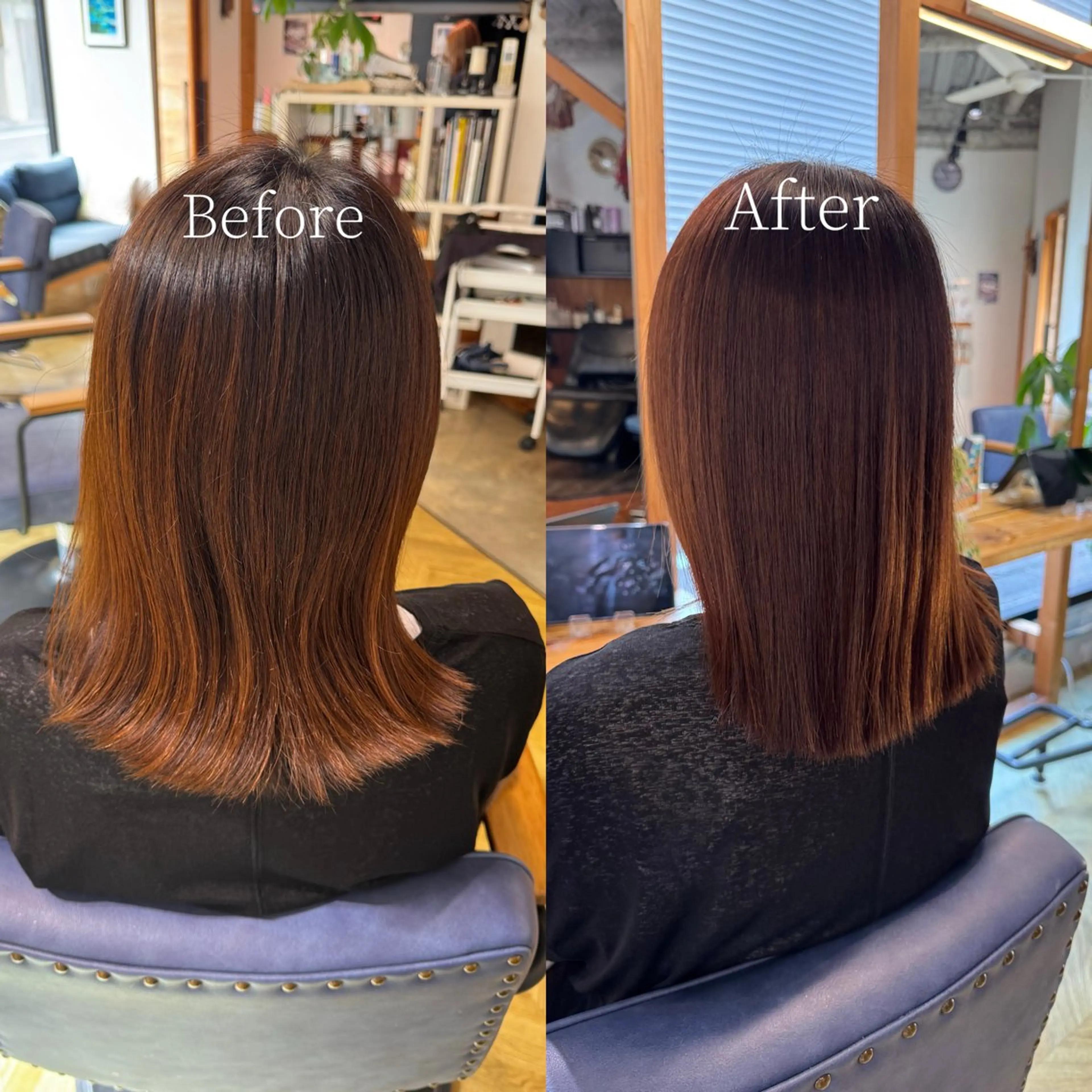 1日1名限定！💎【髪質改善】髪ドラ×フルカラー×メンテナンスカット✂︎の写真