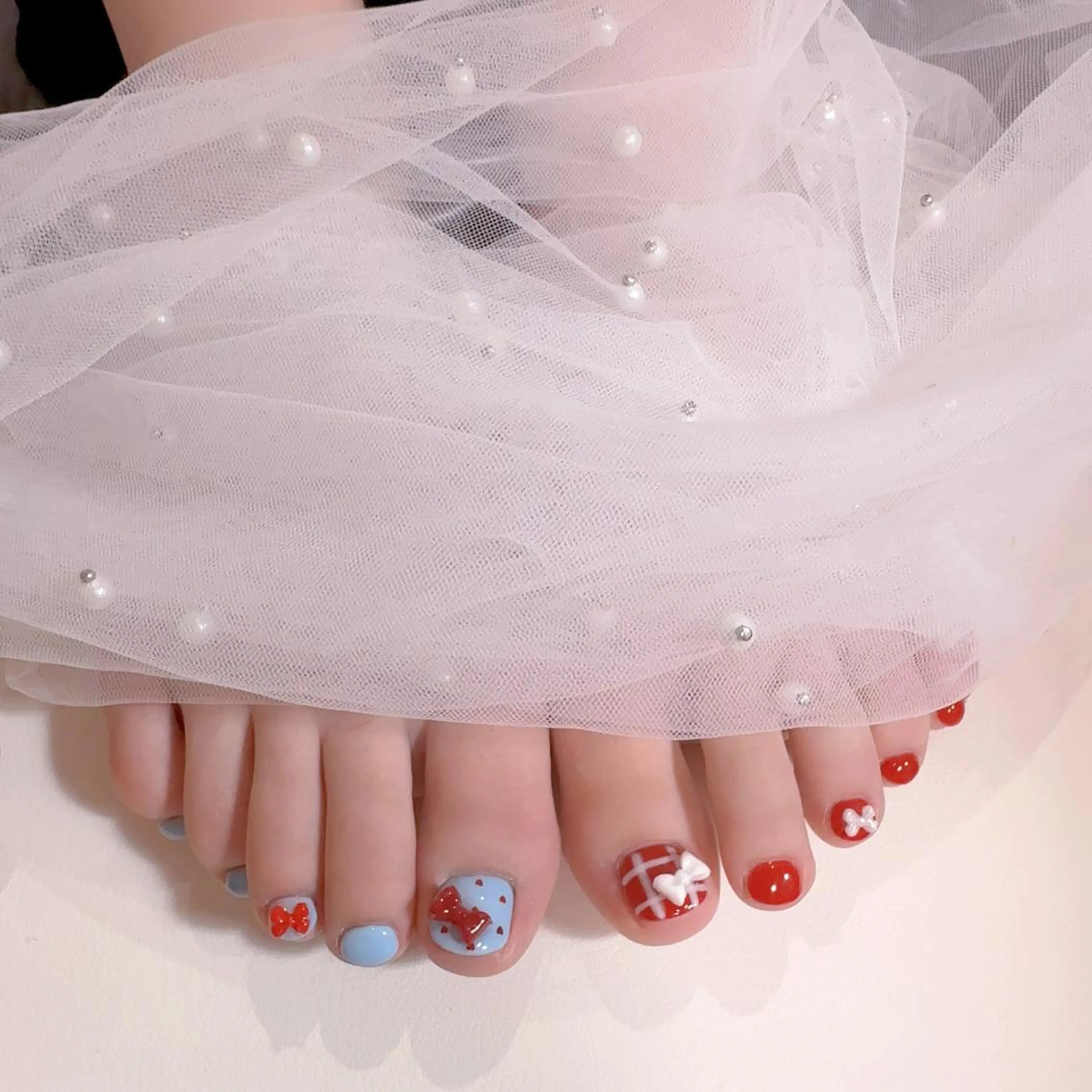 ネイル フットネイル 持ち込み フットネイル For U nail スカルプ専門店のネイルデザイン