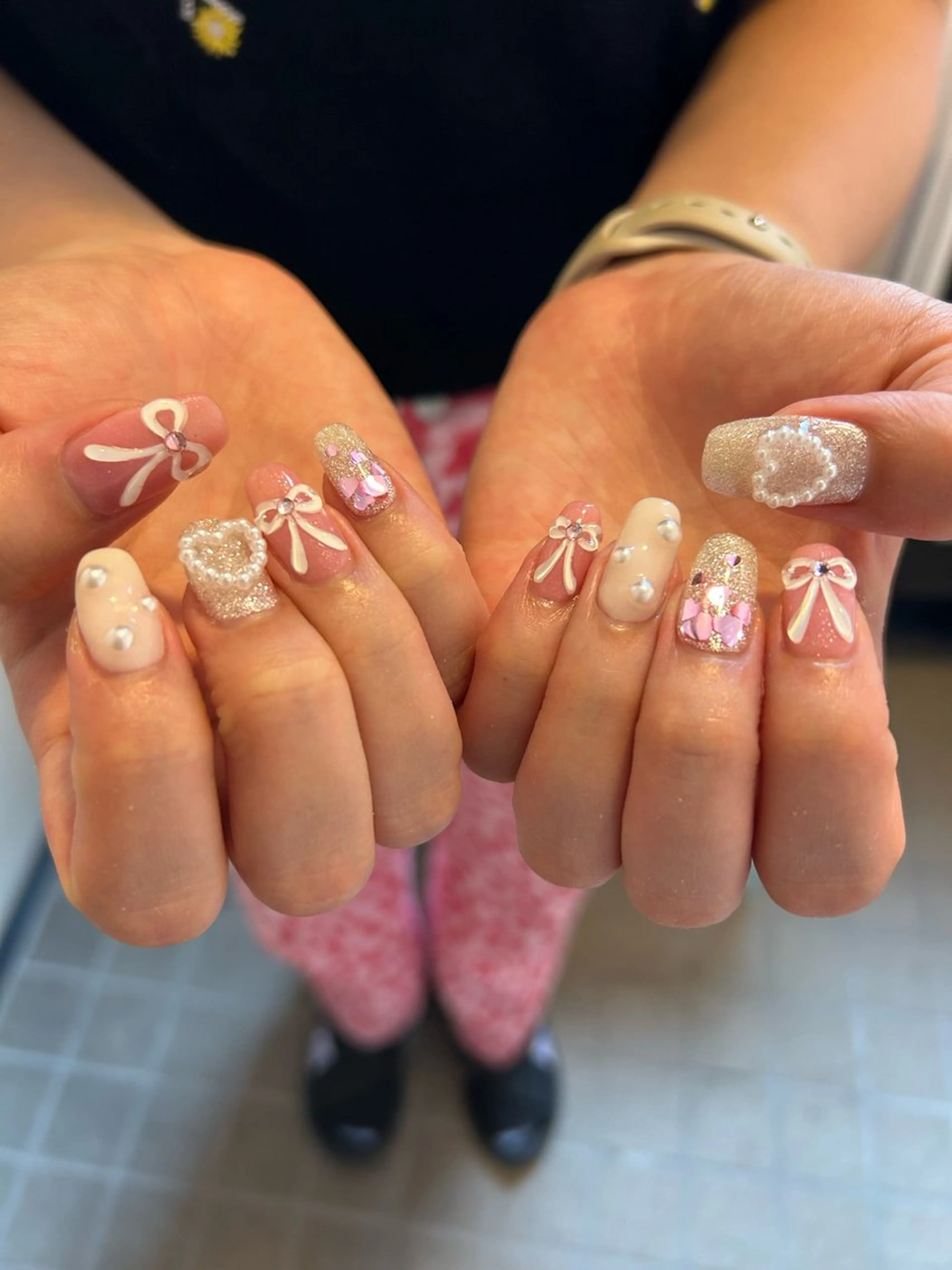 ネイル 持ち込み ハンドネイル Aimer Ciel エメシエル大宮ネイルのネイルデザイン