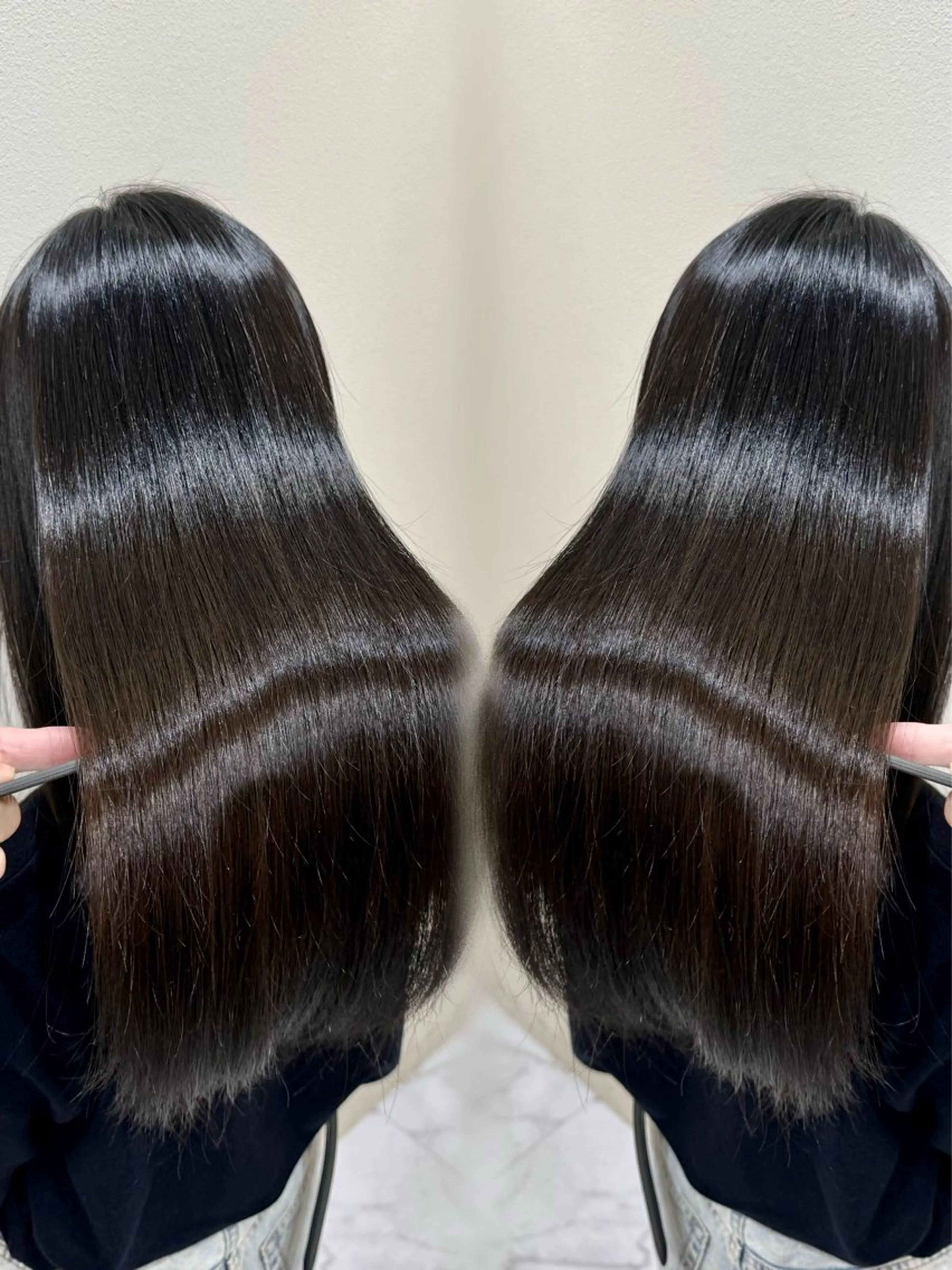 ロング 髪質改善縮毛矯正🫧 村上蒼生のヘアスタイル