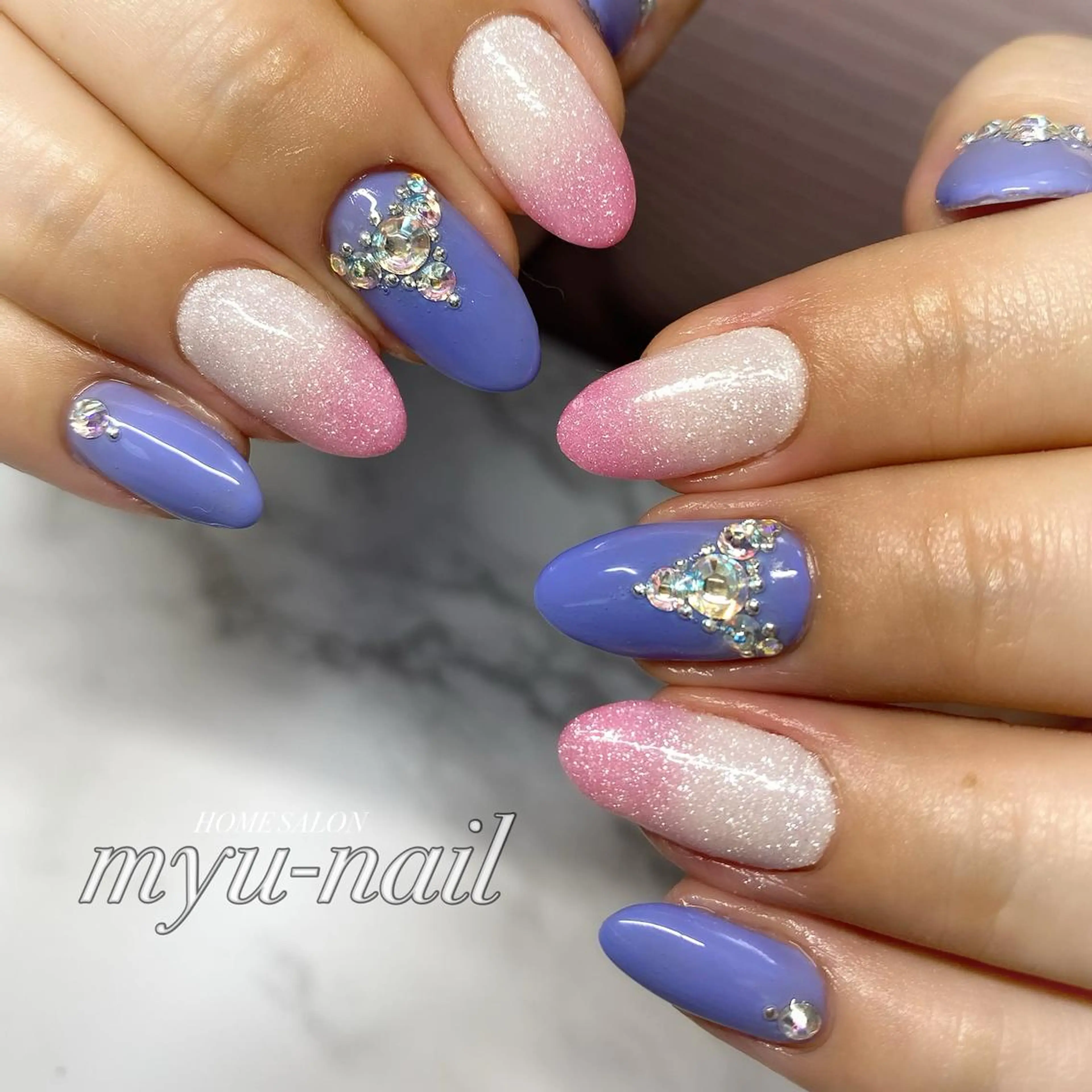 ネイル ハンドネイル ホームサロン myu-nailのネイルデザイン