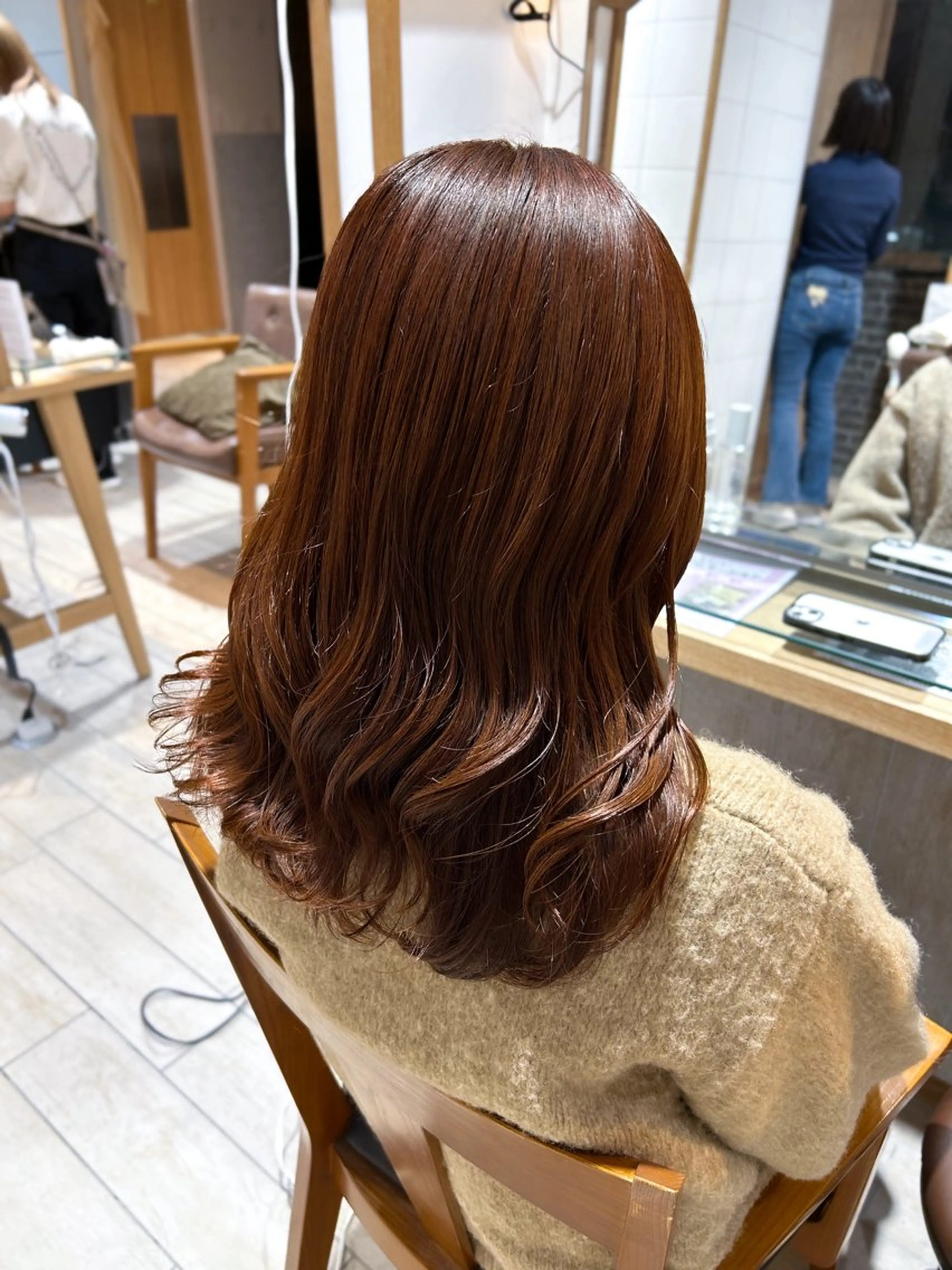 セミロング カラー カット ヘアカラー トリートメント Ami 🕊‎✨のヘアスタイル