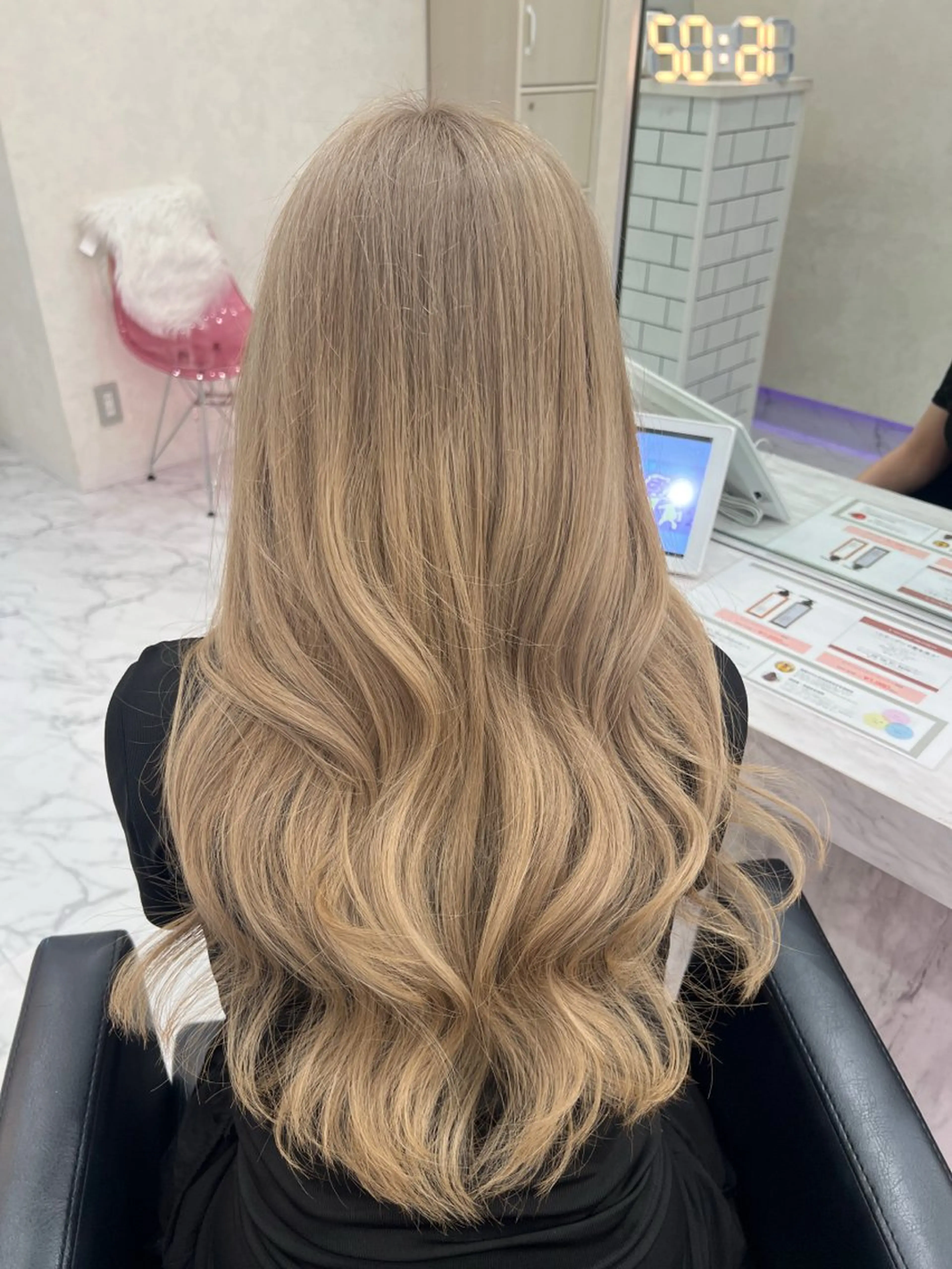 ロング 韓国風🫧艶カラー 💟ran💟のヘアスタイル