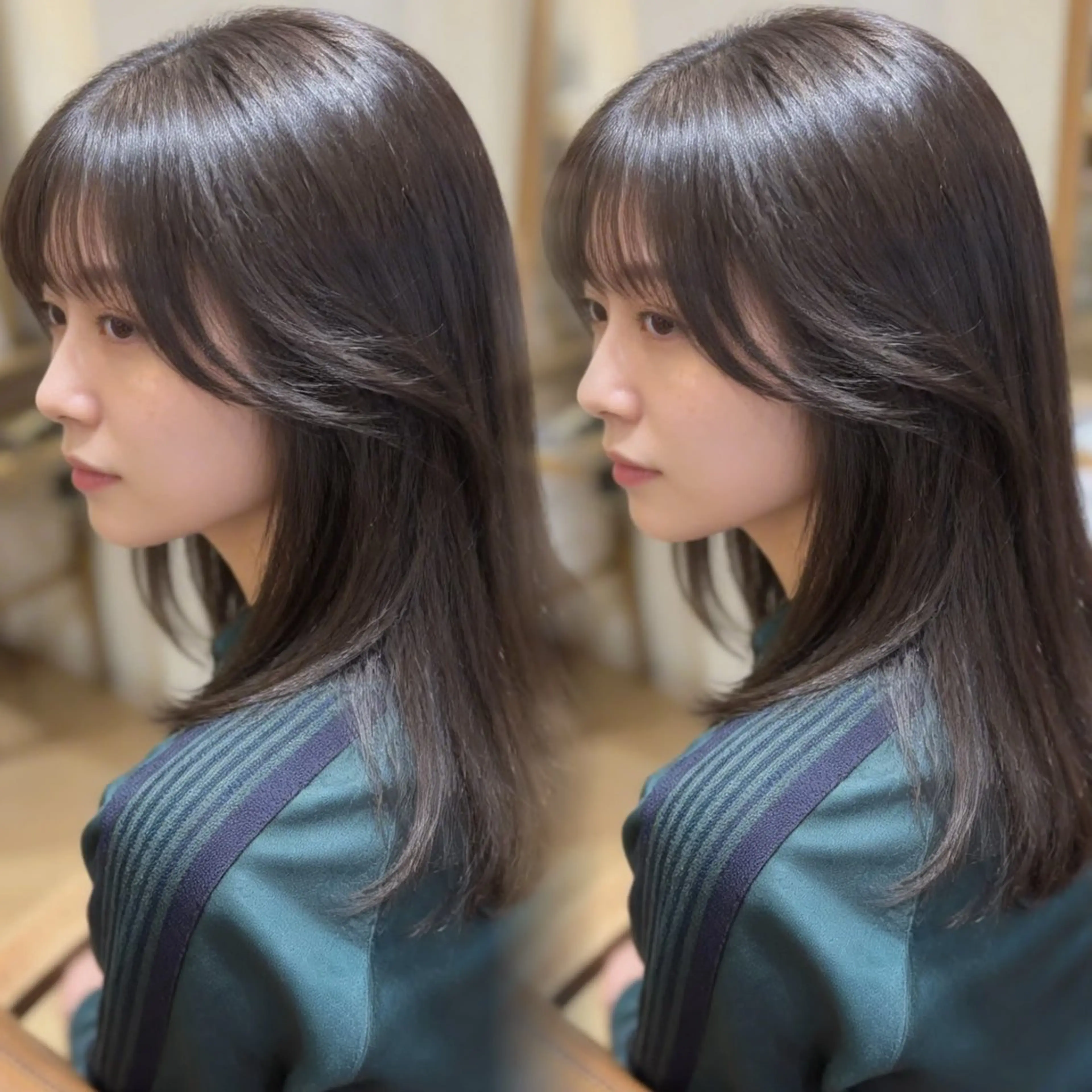 ロング 顔周りカット 🪞顔周りカット🪞 北里朋子のヘアスタイル