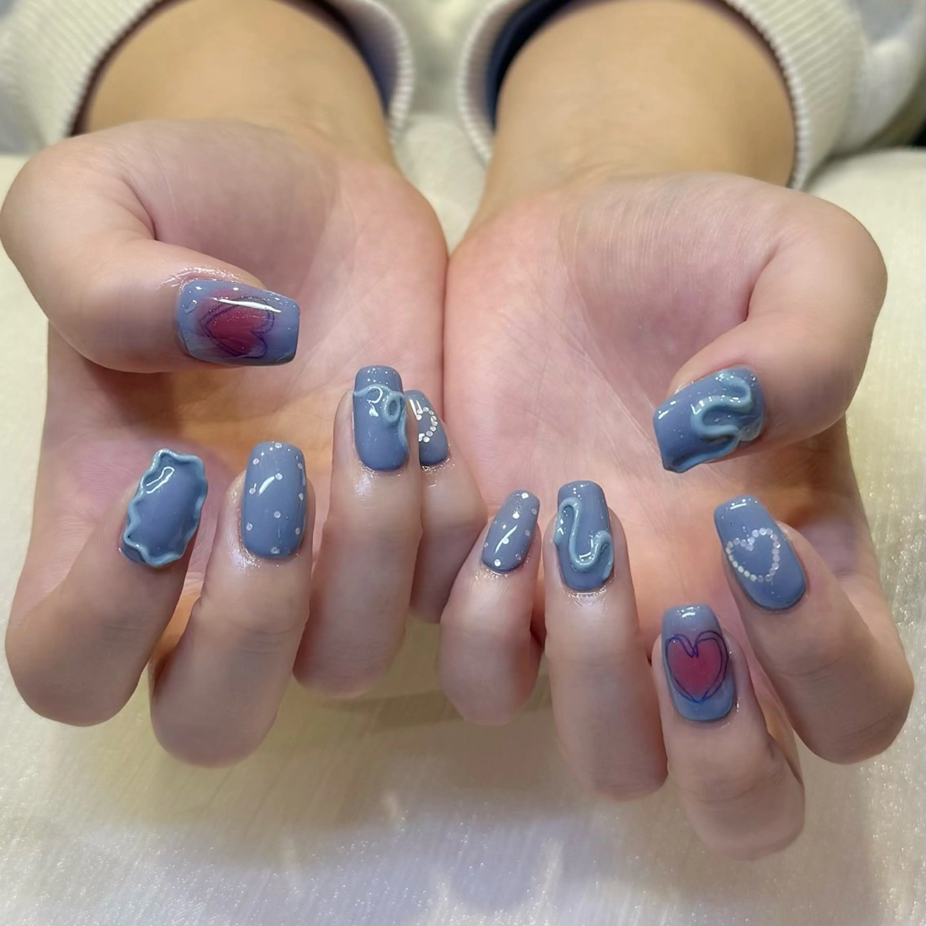 ネイル ハンドネイル 新井 ひなののネイルデザイン