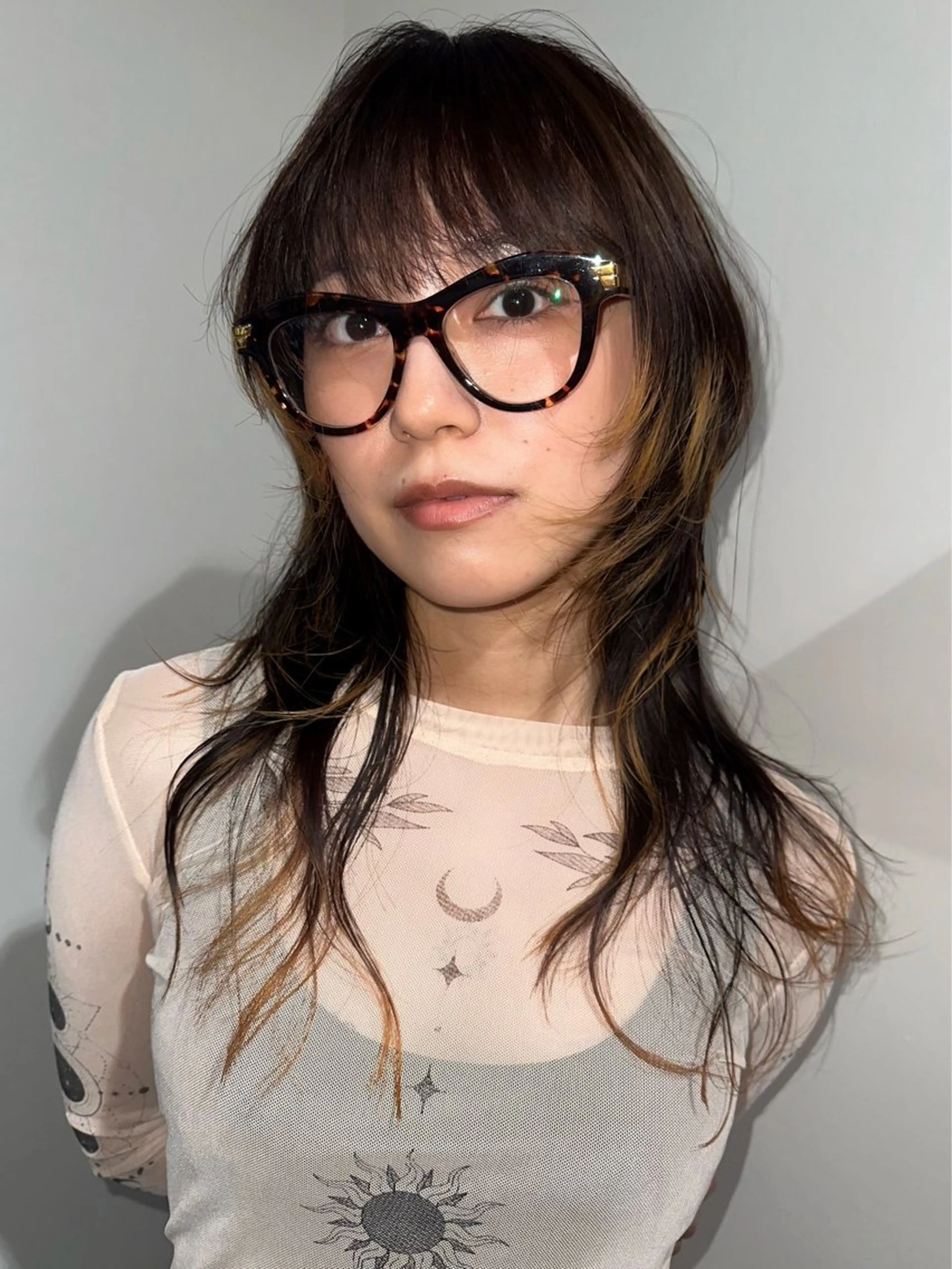 セミロング カラー パーマ ヘアアレンジ カット ヘアカラー 🎀オイダイラ モモカ🎀のヘアスタイル