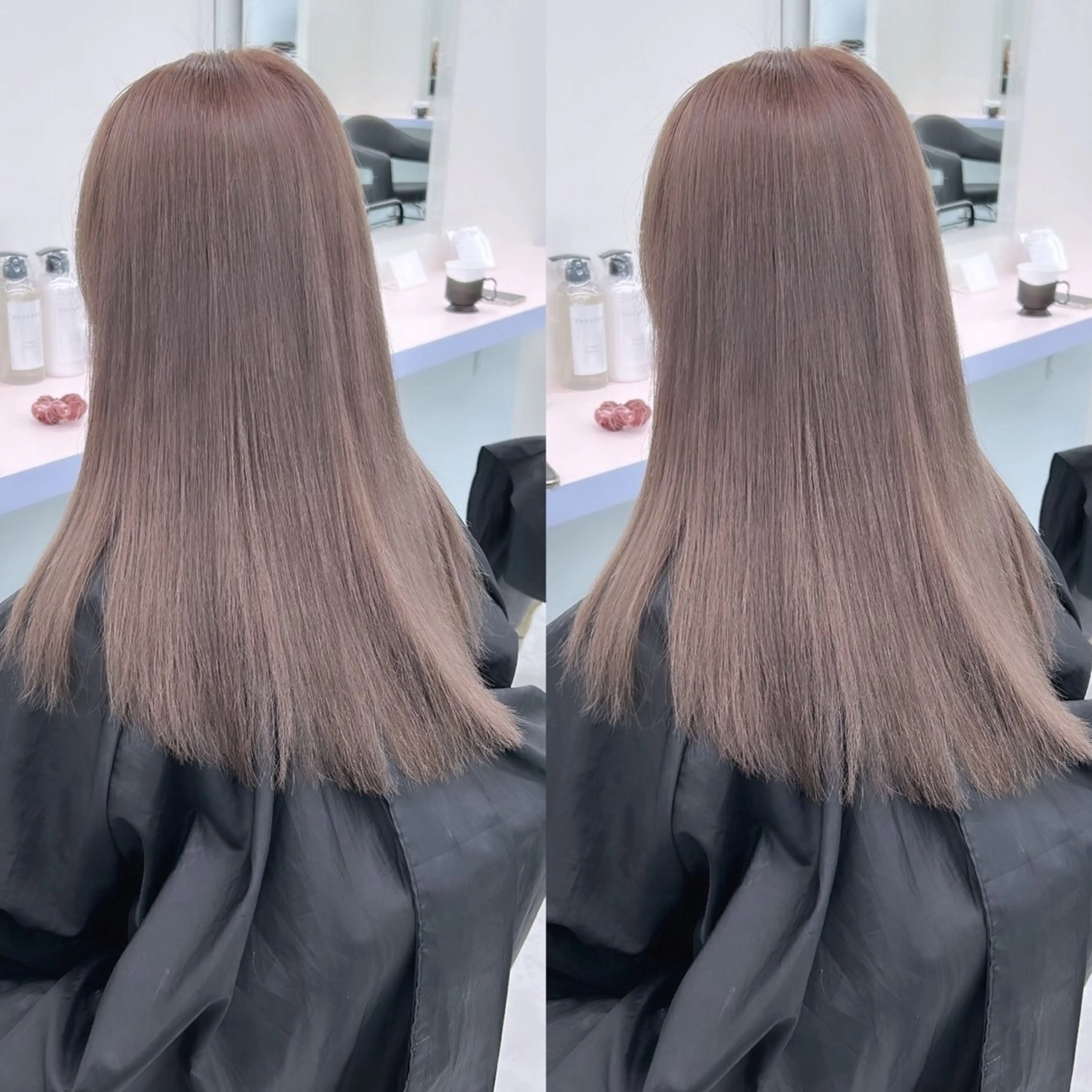 セミロング ヘアカラー 🇰🇷韓国ヘア特化 ヒロキ🇰🇷のヘアスタイル