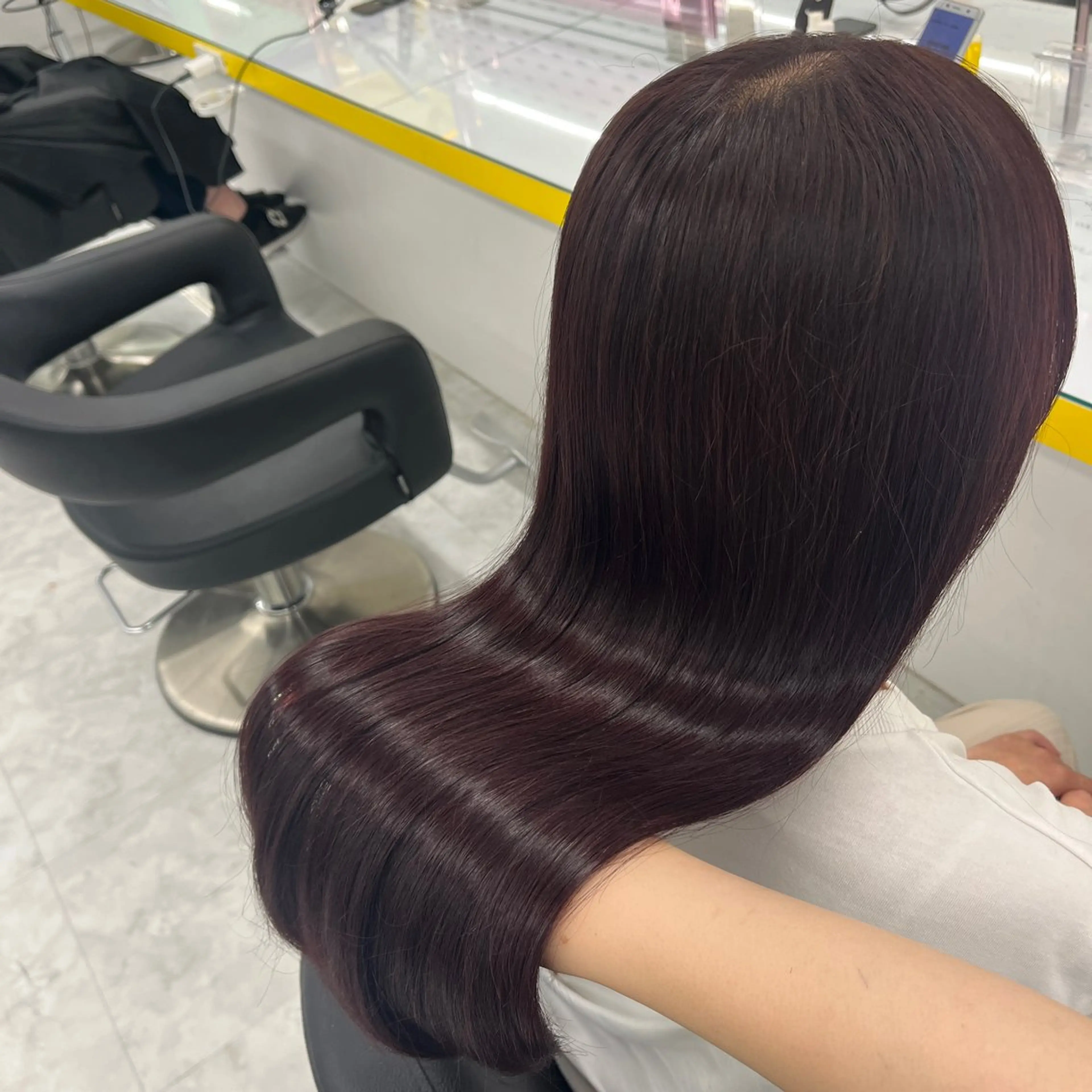 ロング カラー ブリーチ ブラウンカラー ダブルカラー ラベンダーカラー ブリーチなしカラー ヘアカラー トリートメント ヘアセット 🎀Girly艶髪カ ラー🎀Harukaのヘアスタイル