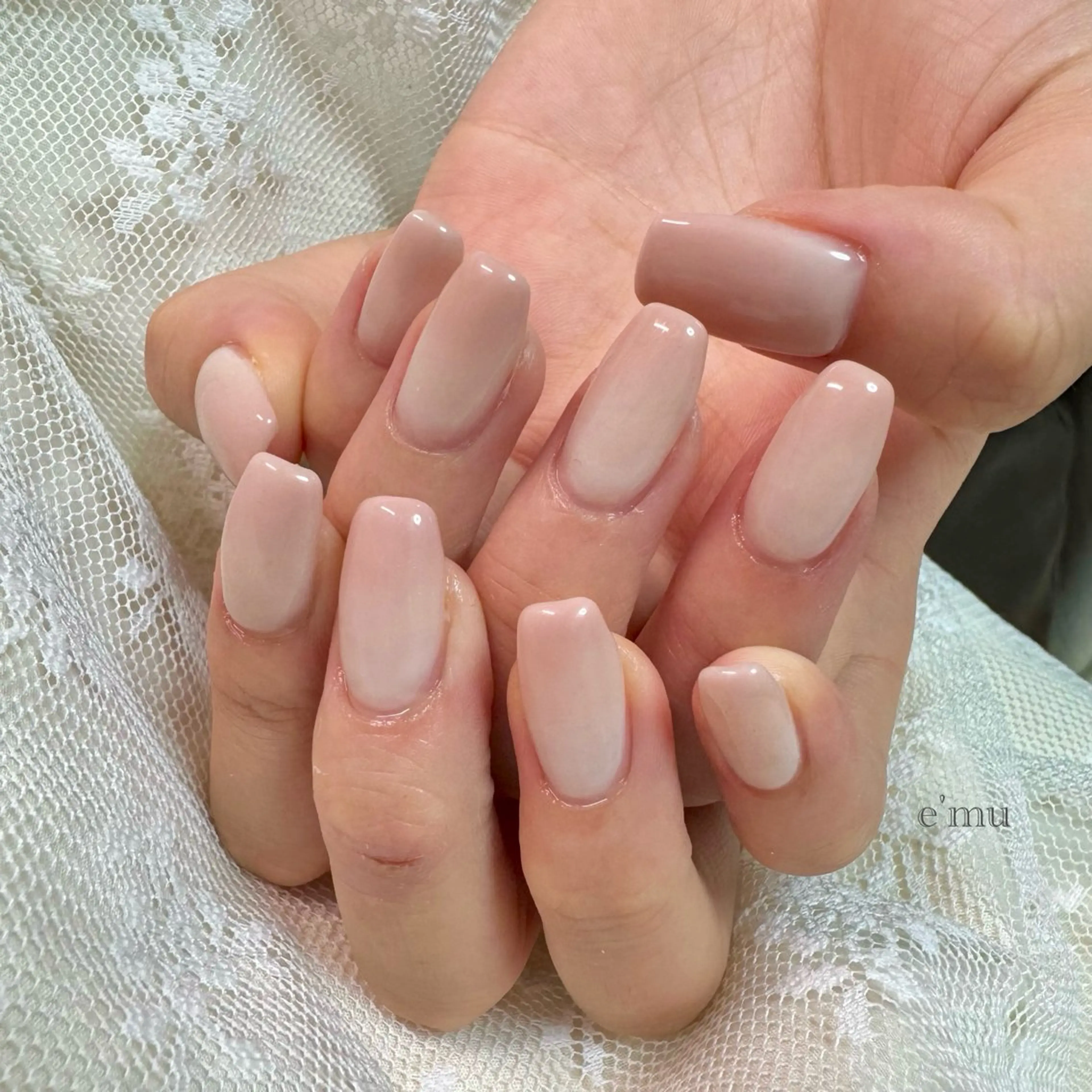 ネイル オフィスネイル ハンドネイル nail salon e'mu💐のネイルデザイン