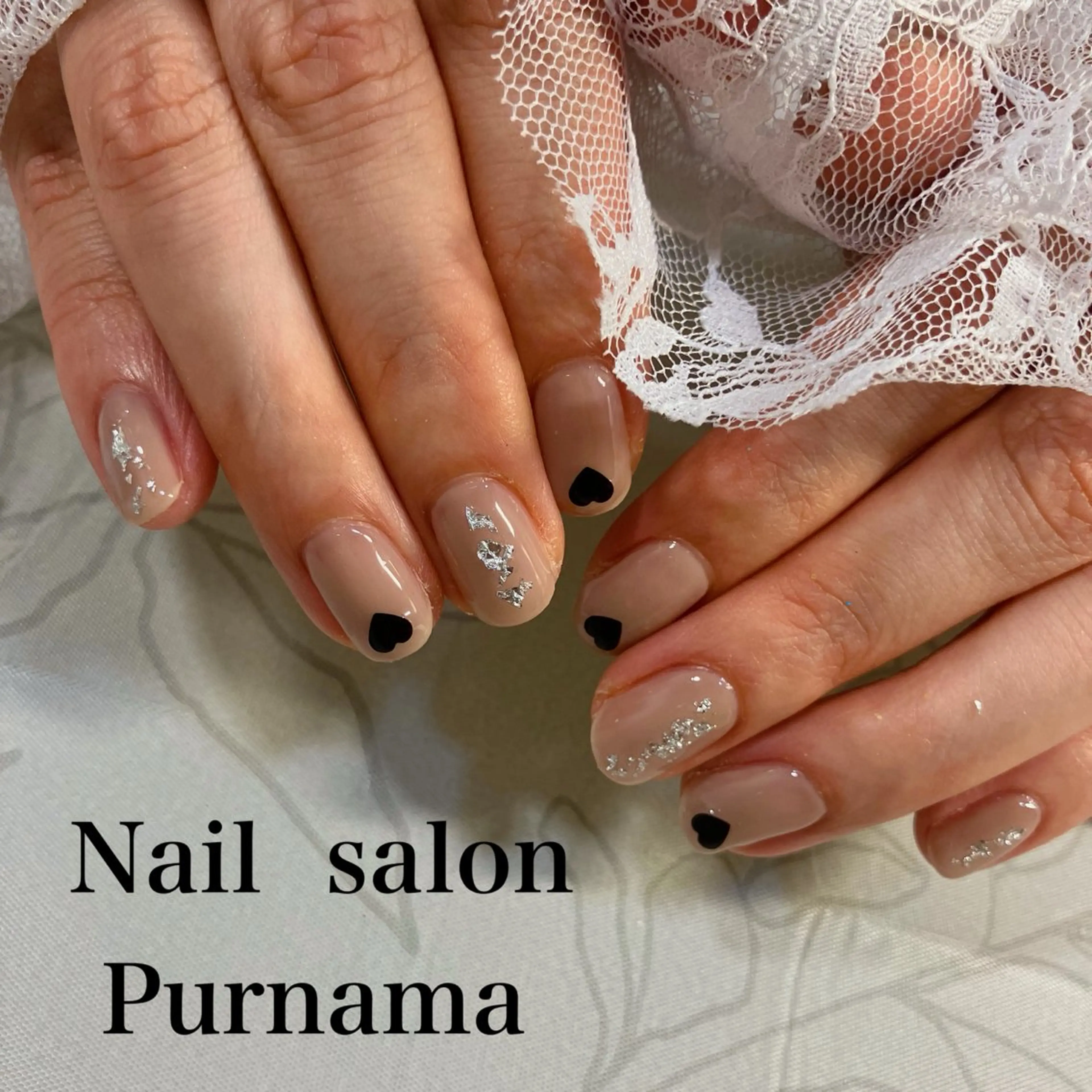 ネイル ハンドネイル Purnama(ﾌﾟﾙﾅﾓ)所属・Purnama あきのネイルデザイン