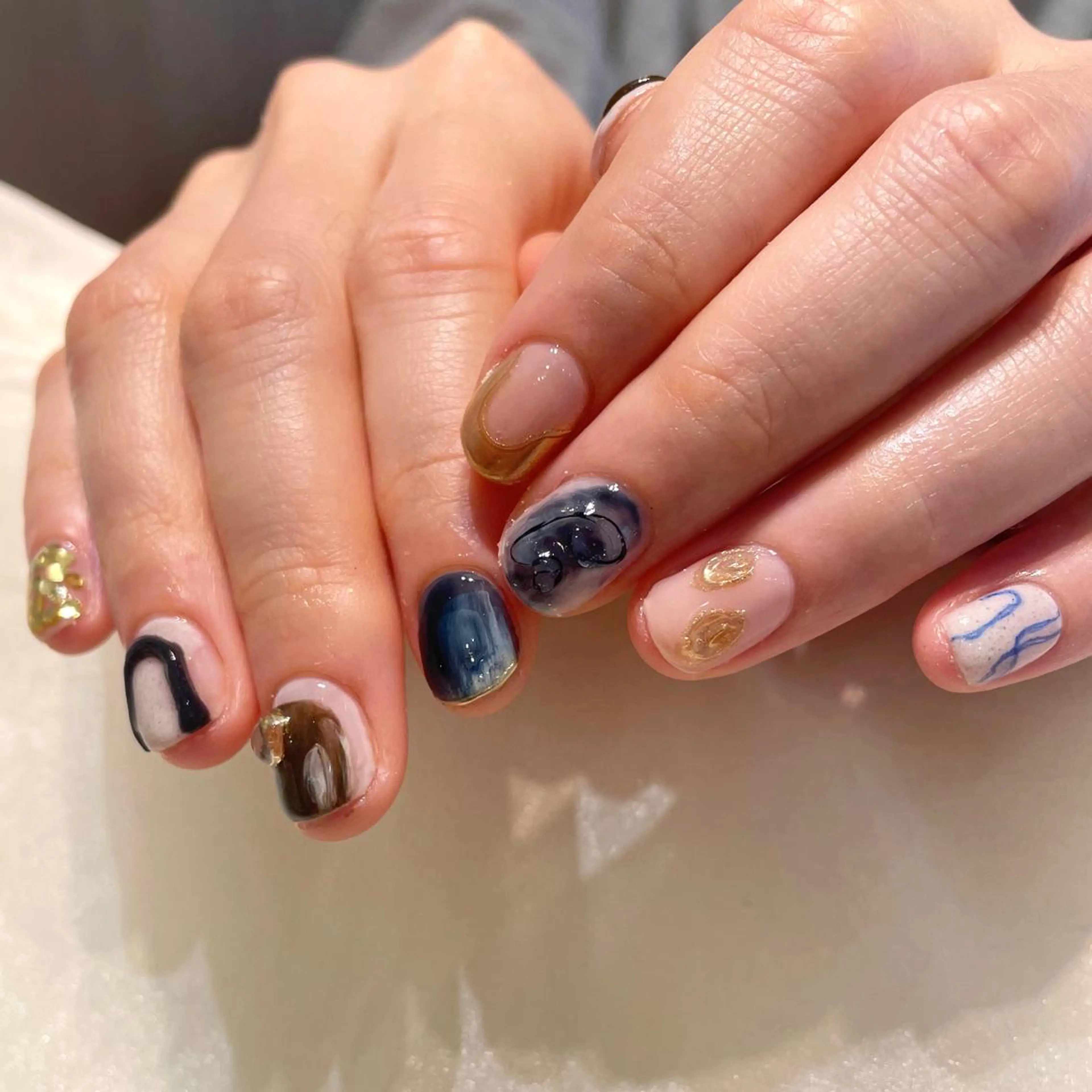 ネイル ハンドネイル 新井 ひなののネイルデザイン