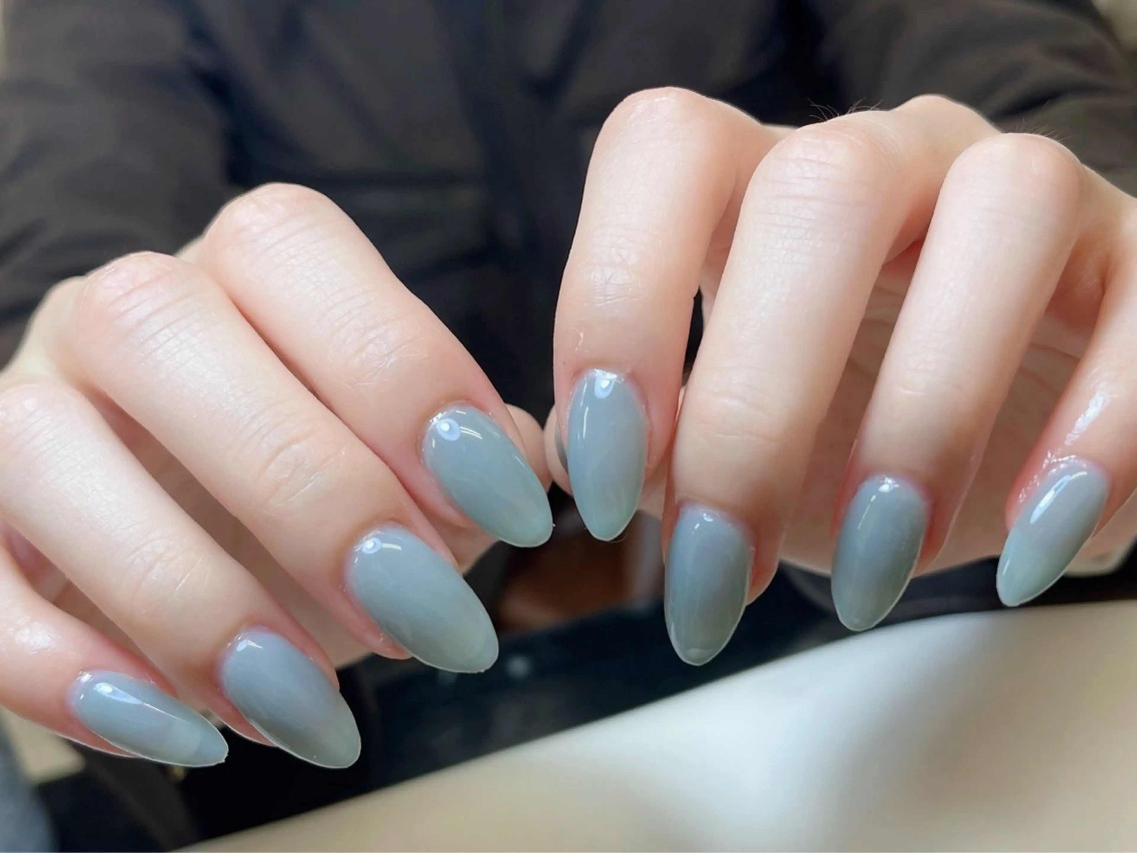 ネイル チークネイル フレンチネイル グラデーション キラキラネイル 韓国ネイル HIKARI HANA NAIL所属・HIKARIHANA NAILのネイルデザイン