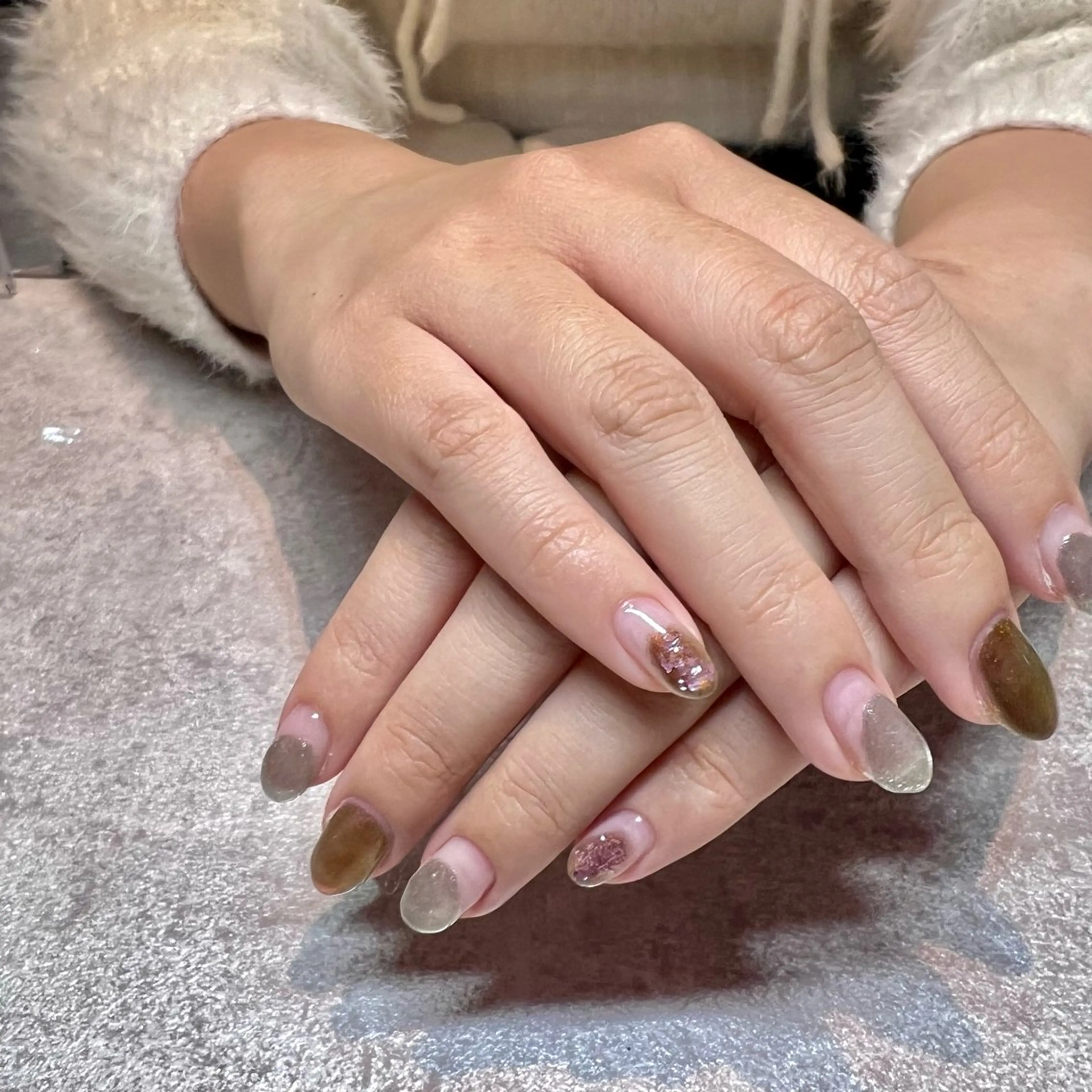 ネイル ニュアンスネイル BY / Mのネイルデザイン