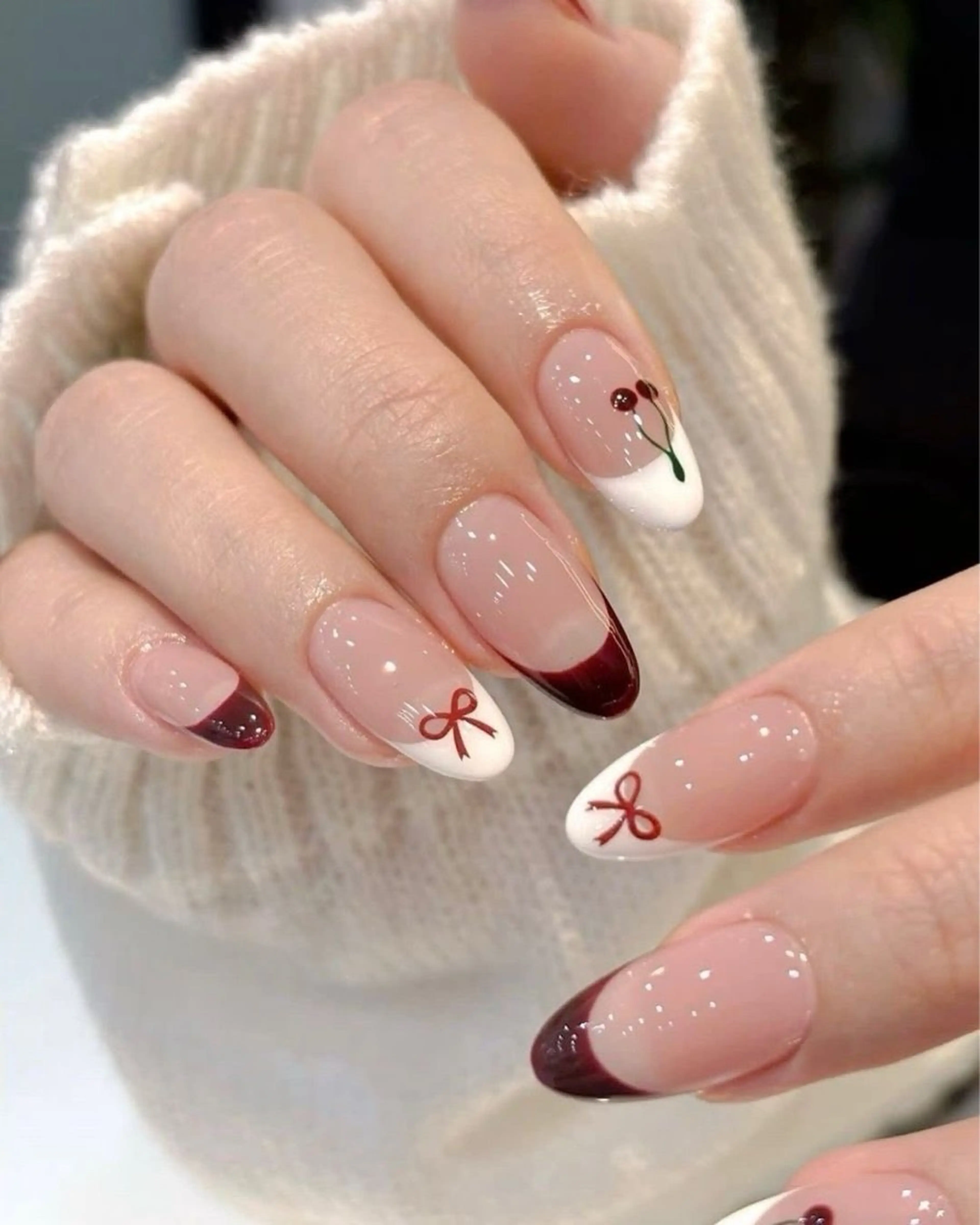 ネイル オーロラネイル ブルー チークネイル 長さ出し フットネイル ハンドネイル NAILS168 チップ長さ出し専門店のネイルデザイン