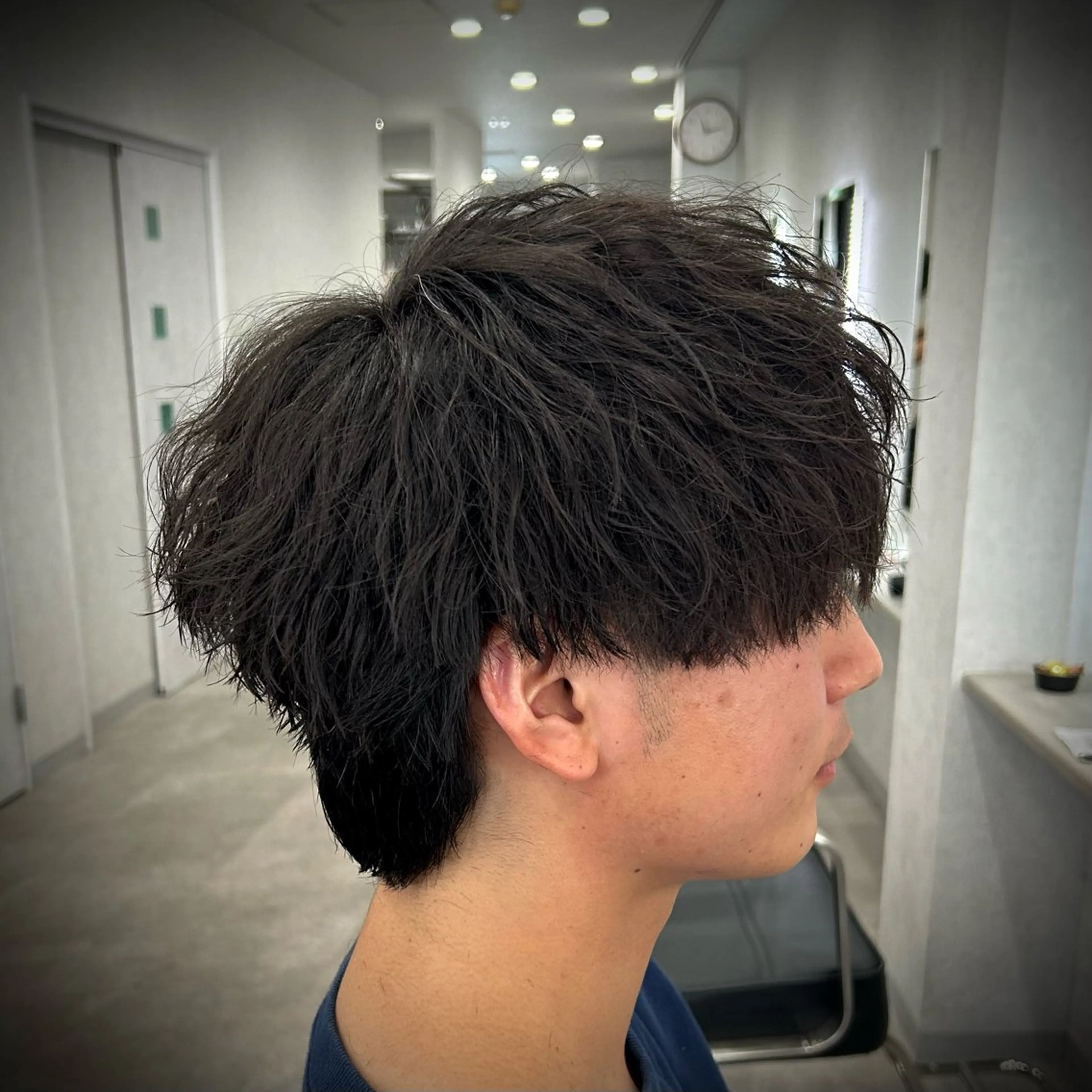 メンズ マッシュ カット パーマ 革命🔥ツイスパ/フ ェザー特化SHOTAのヘアスタイル